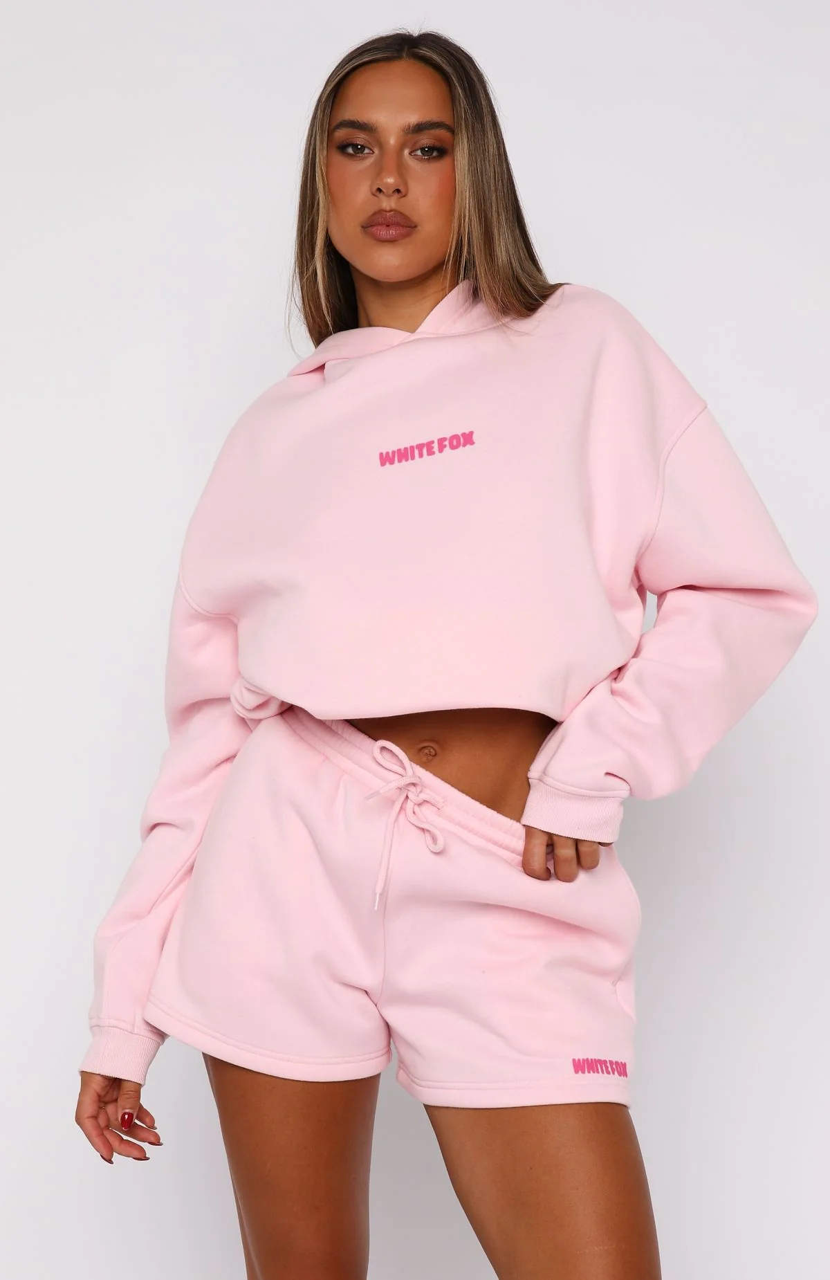 11th Street New York Or Nowhere Lounge Shorts Pink Sugar - Image 2