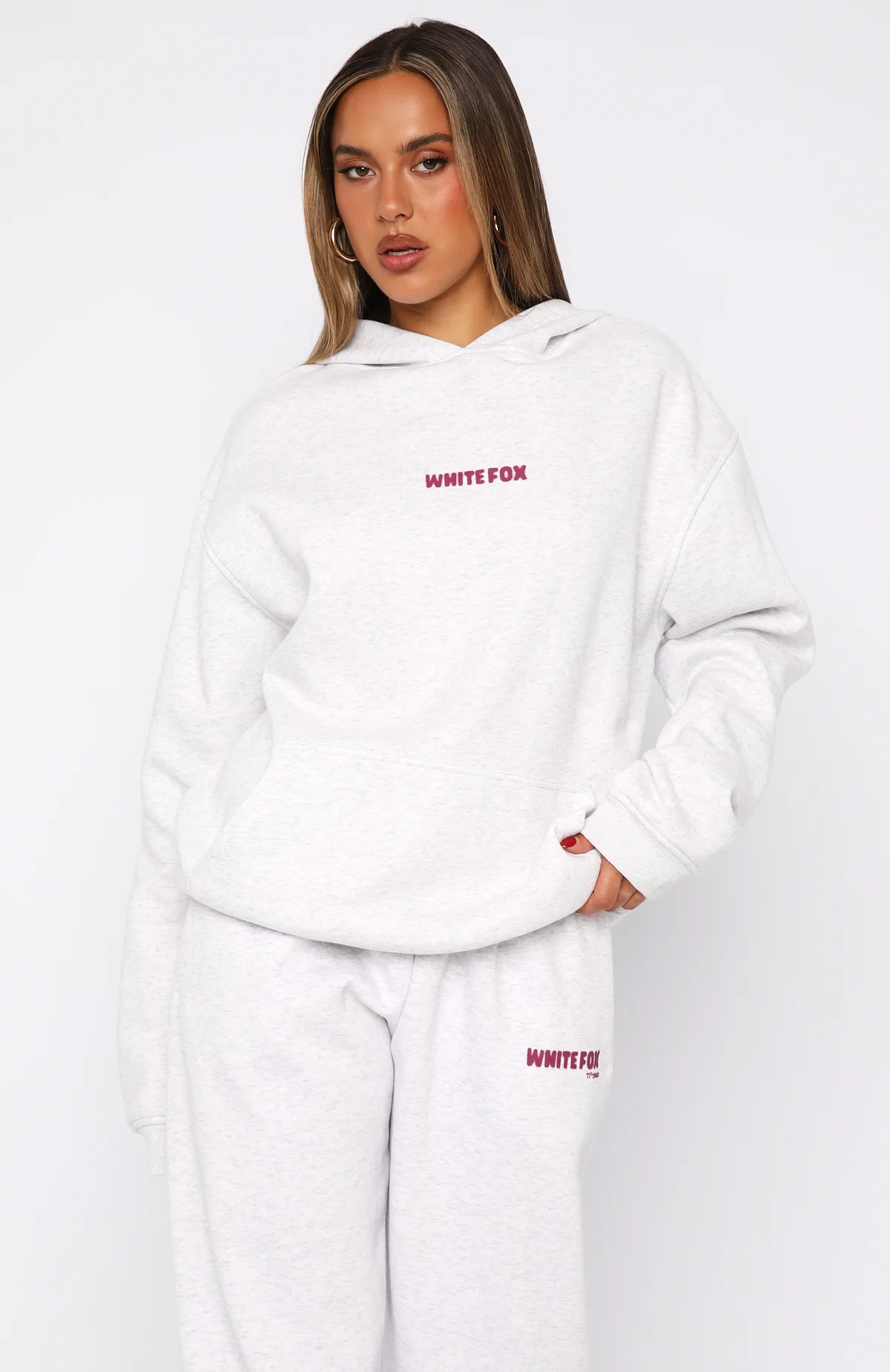 11th Street New York Or Nowhere Oversized Hoodie Berry Blast - Image 3
