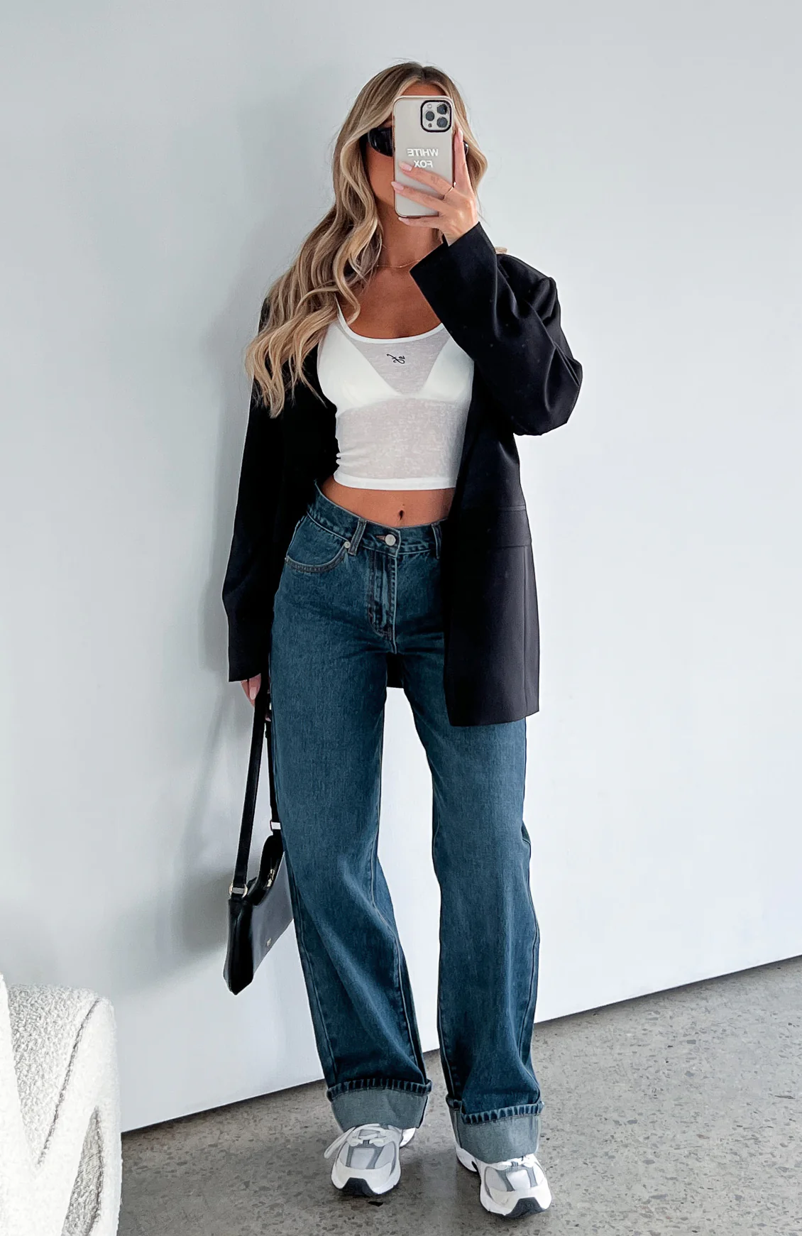 Always Be Yourself Low Rise Straight Leg Jeans True Blue Wash - Image 5