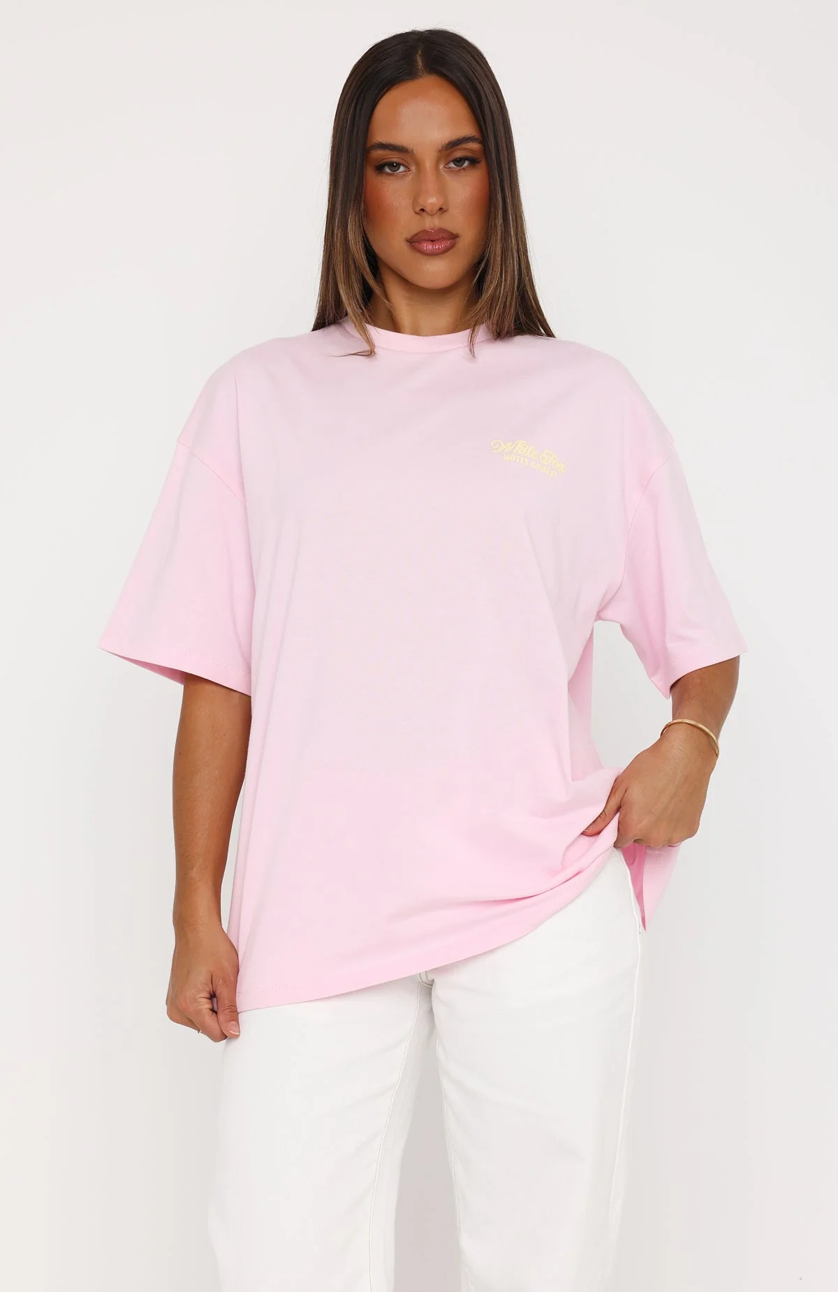 Amalfi Moments Oversized Tee Pink - Image 3