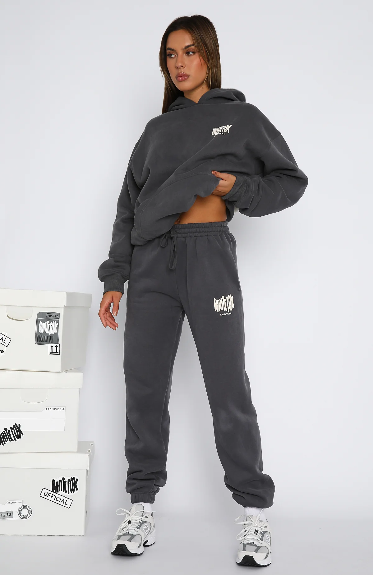 Archive 6.0 Oversized Hoodie Ash - Image 5