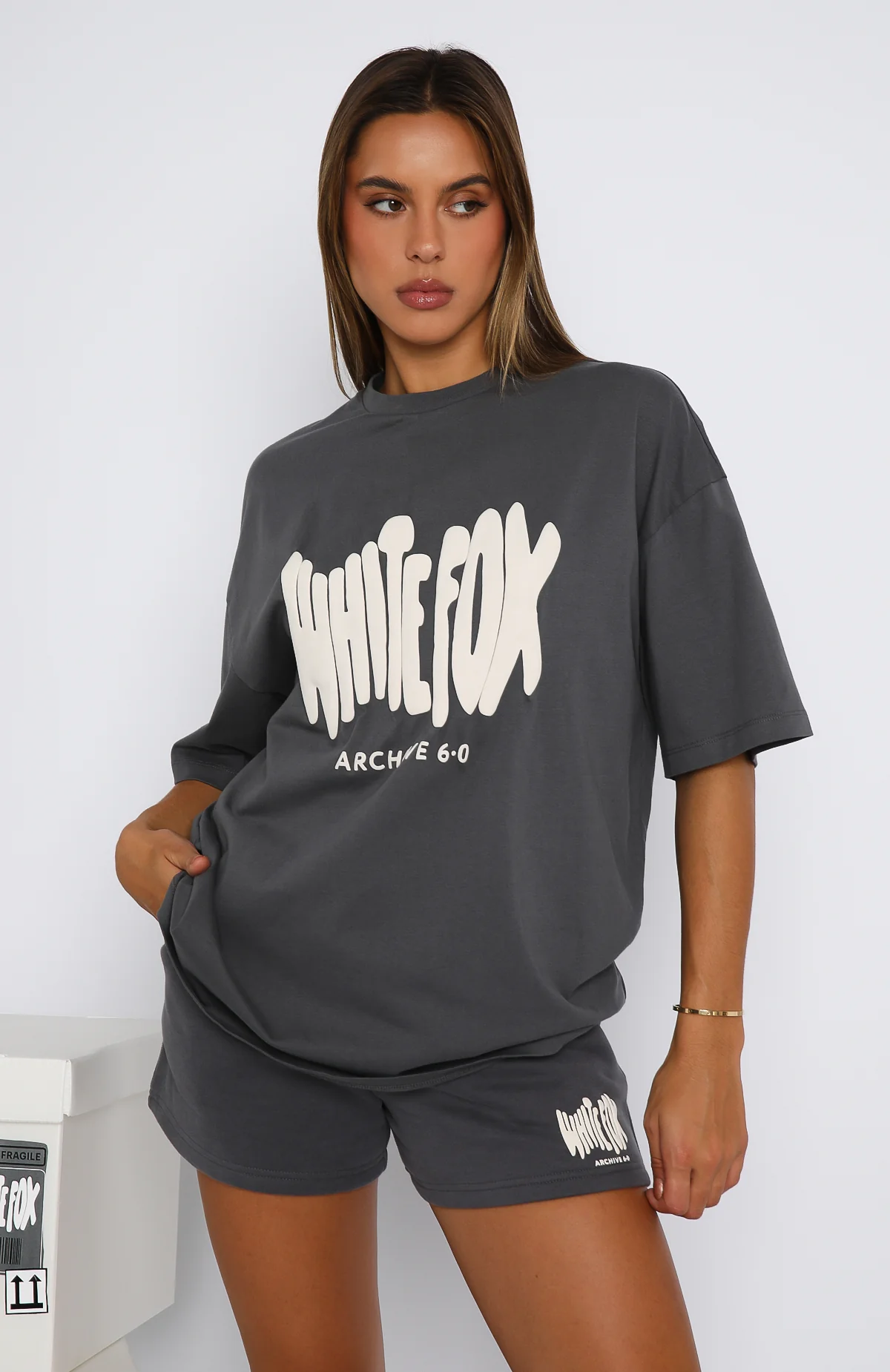 Archive 6.0 Oversized Tee Ash - Image 2