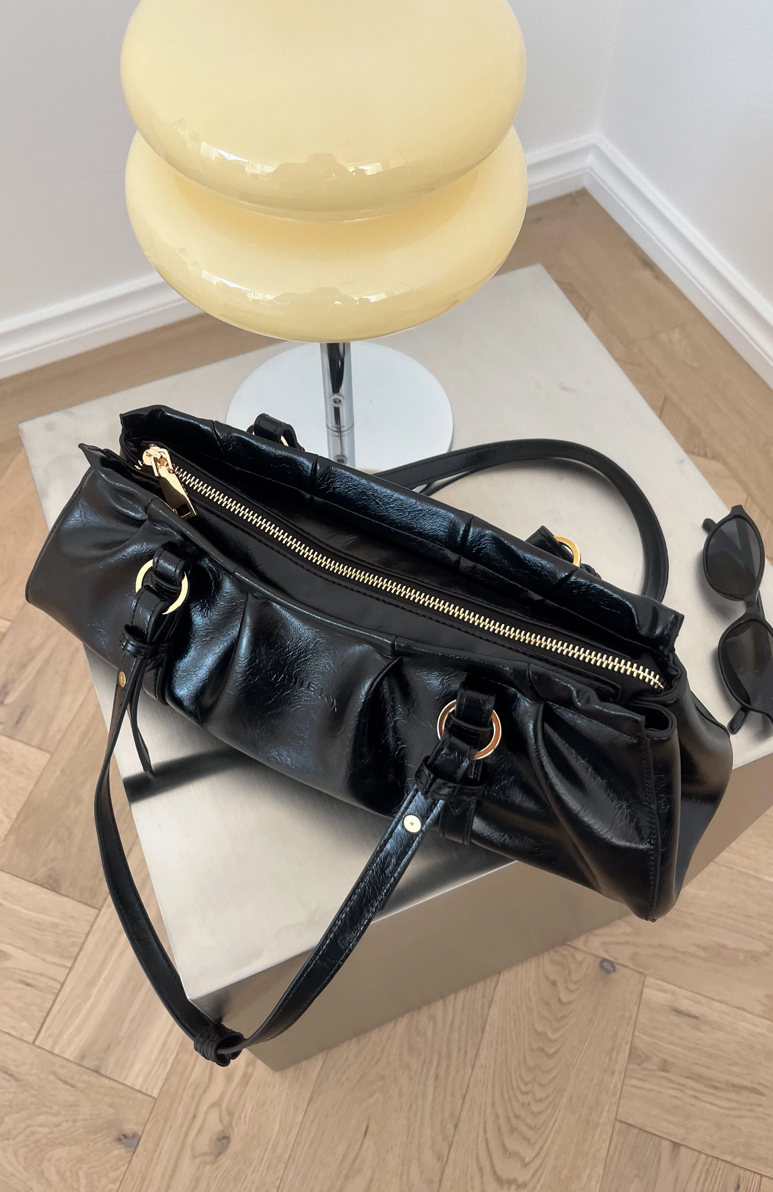 Aveline Shoulder Bag Black PU - Image 4