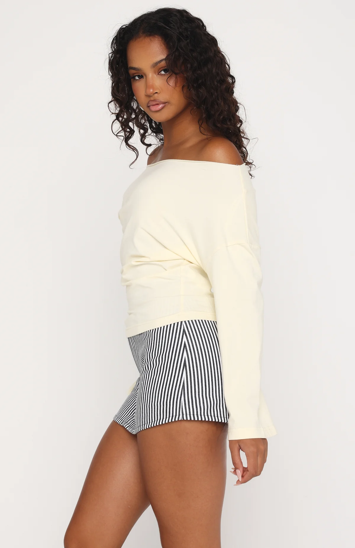 Back To Business Mini Skort Black Stripe - Image 3