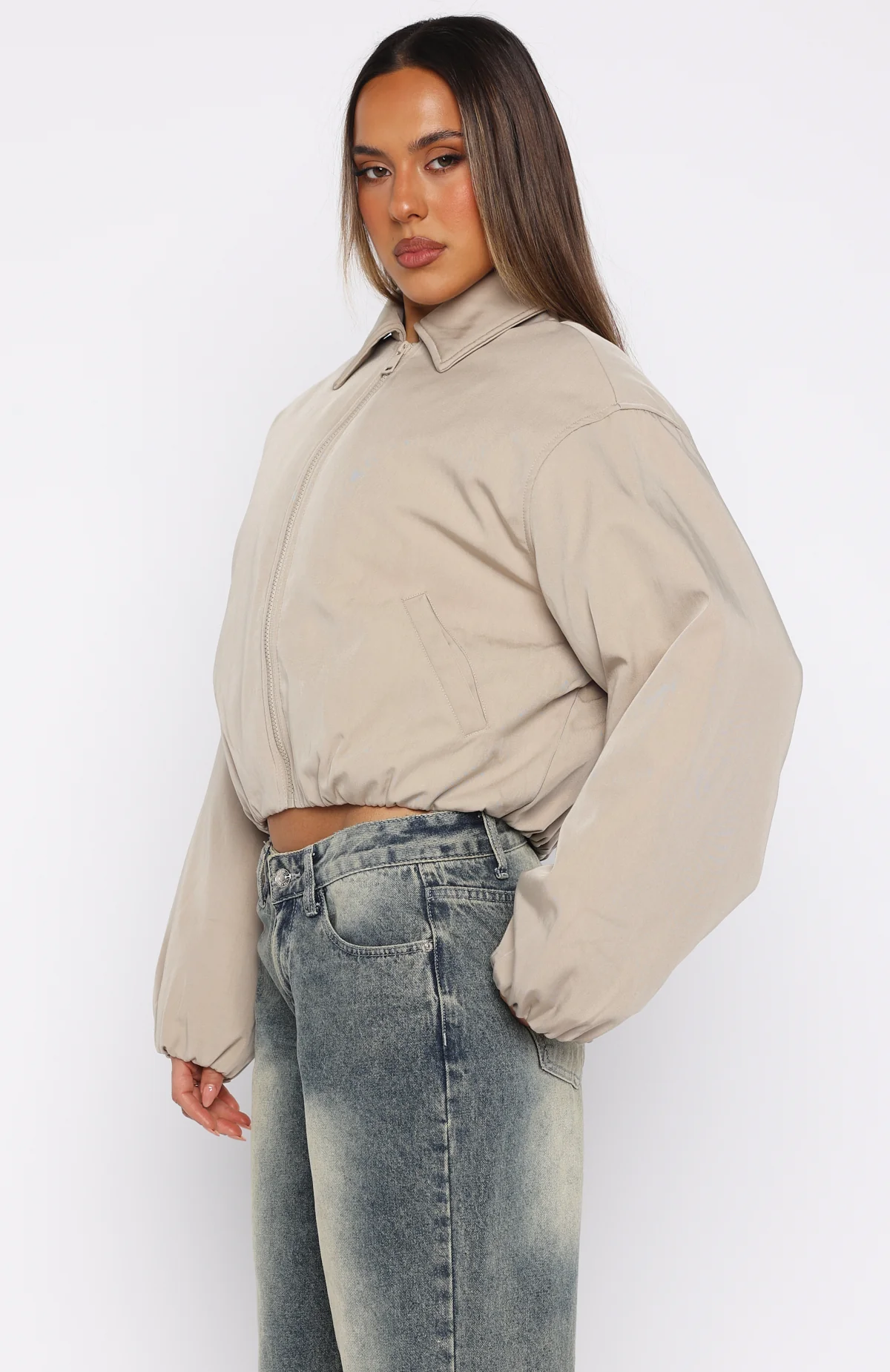 Back To Friends Jacket Sand - Image 3