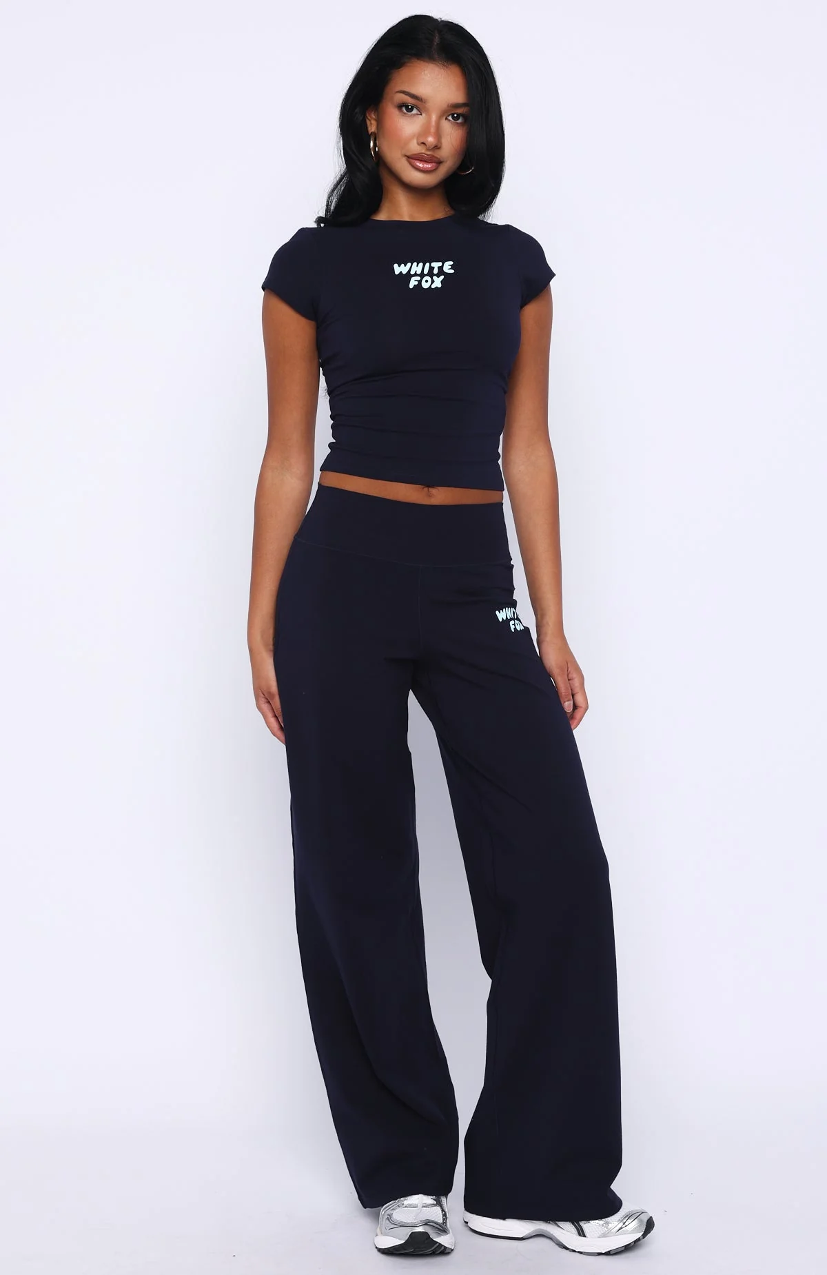 Break The Records Baby Tee Navy - Image 5