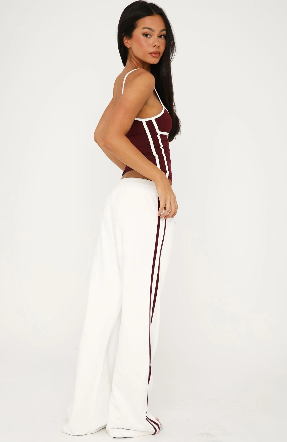Breaking Your Heart Track Pants White - Image 4