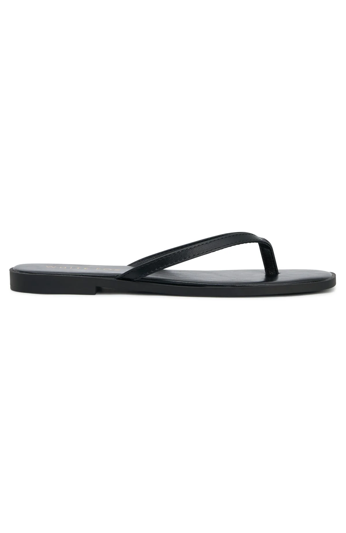 Breccan Thong Sandals Black - Image 5
