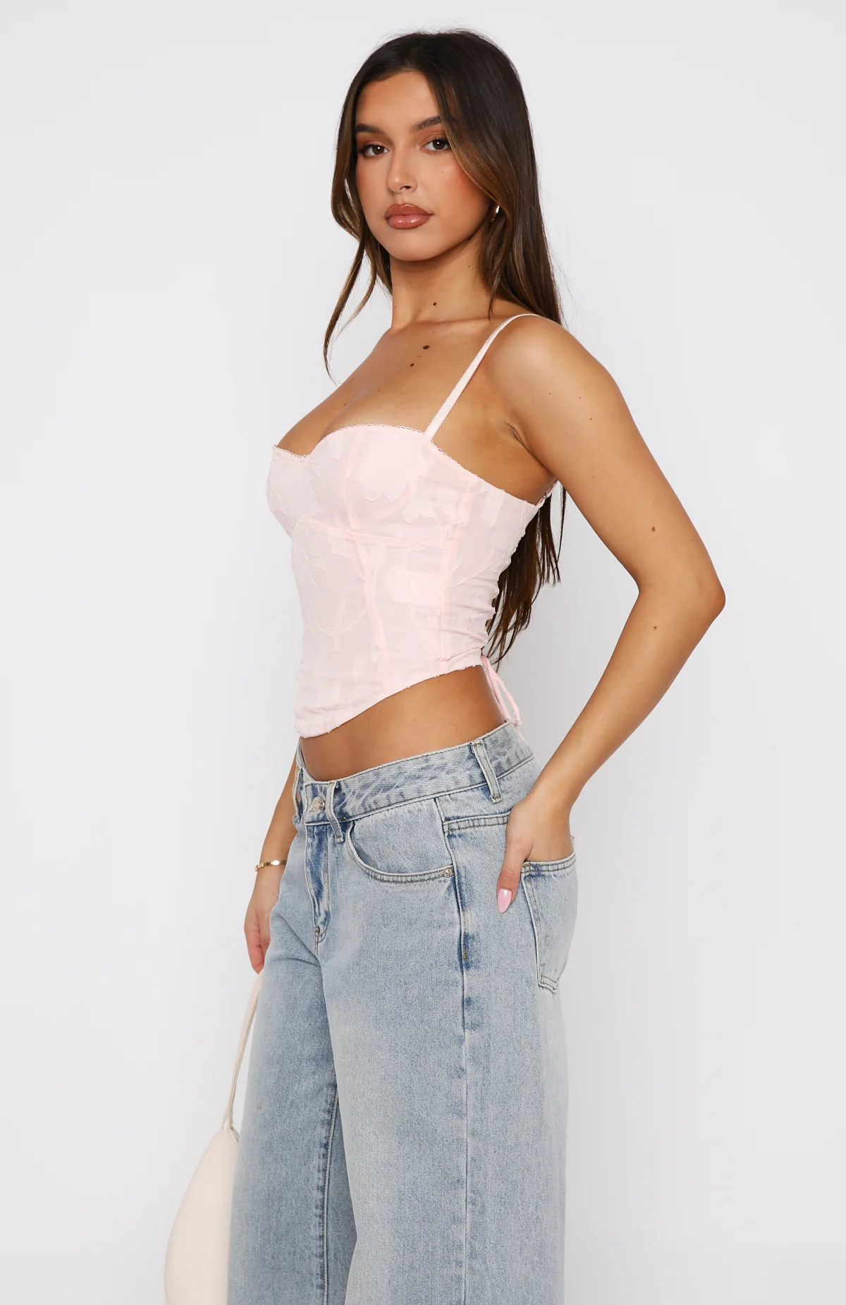 Broken Dreams Bustier Baby Pink - Image 3
