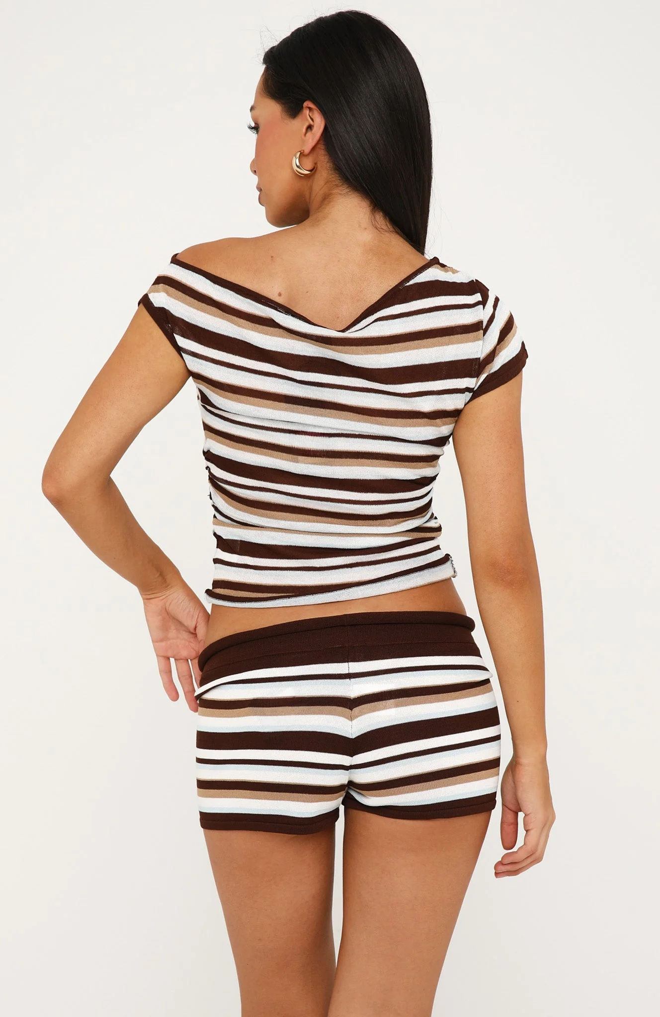 By My Side Knit Top Seaside Stripe - Image 3