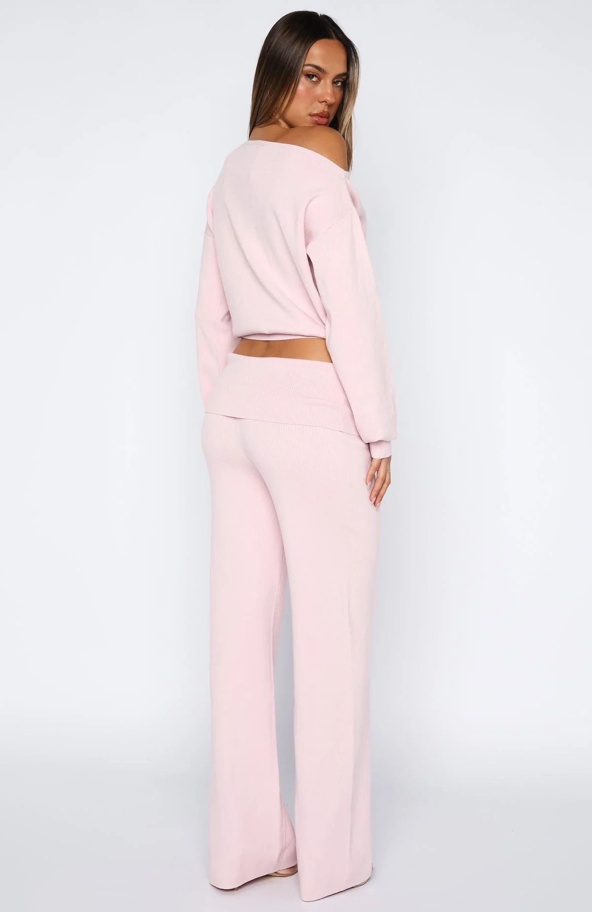Can't Find The Words Knit Pants Pink - Image 4