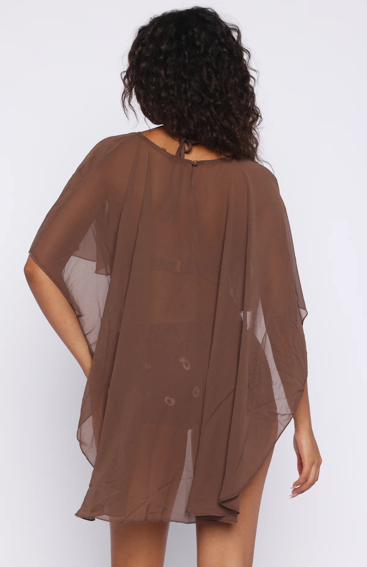Cloudline Poncho Top Toasted Coconut - Image 4