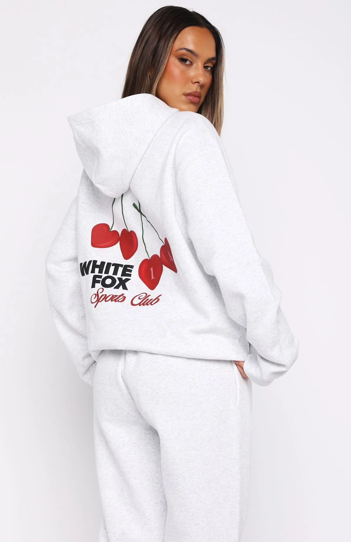 Club 14 Izzy Oversized Hoodie Grey Marle - Image 4