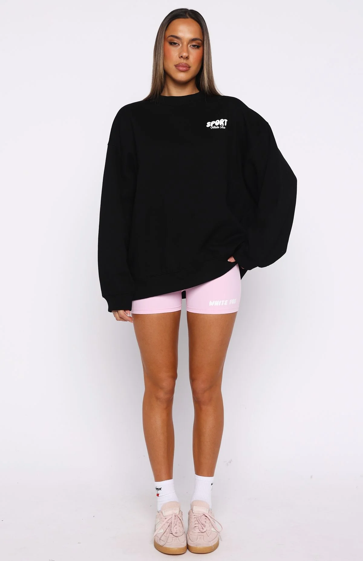 Club 14 Peyton Oversized Sweater Black - Image 5