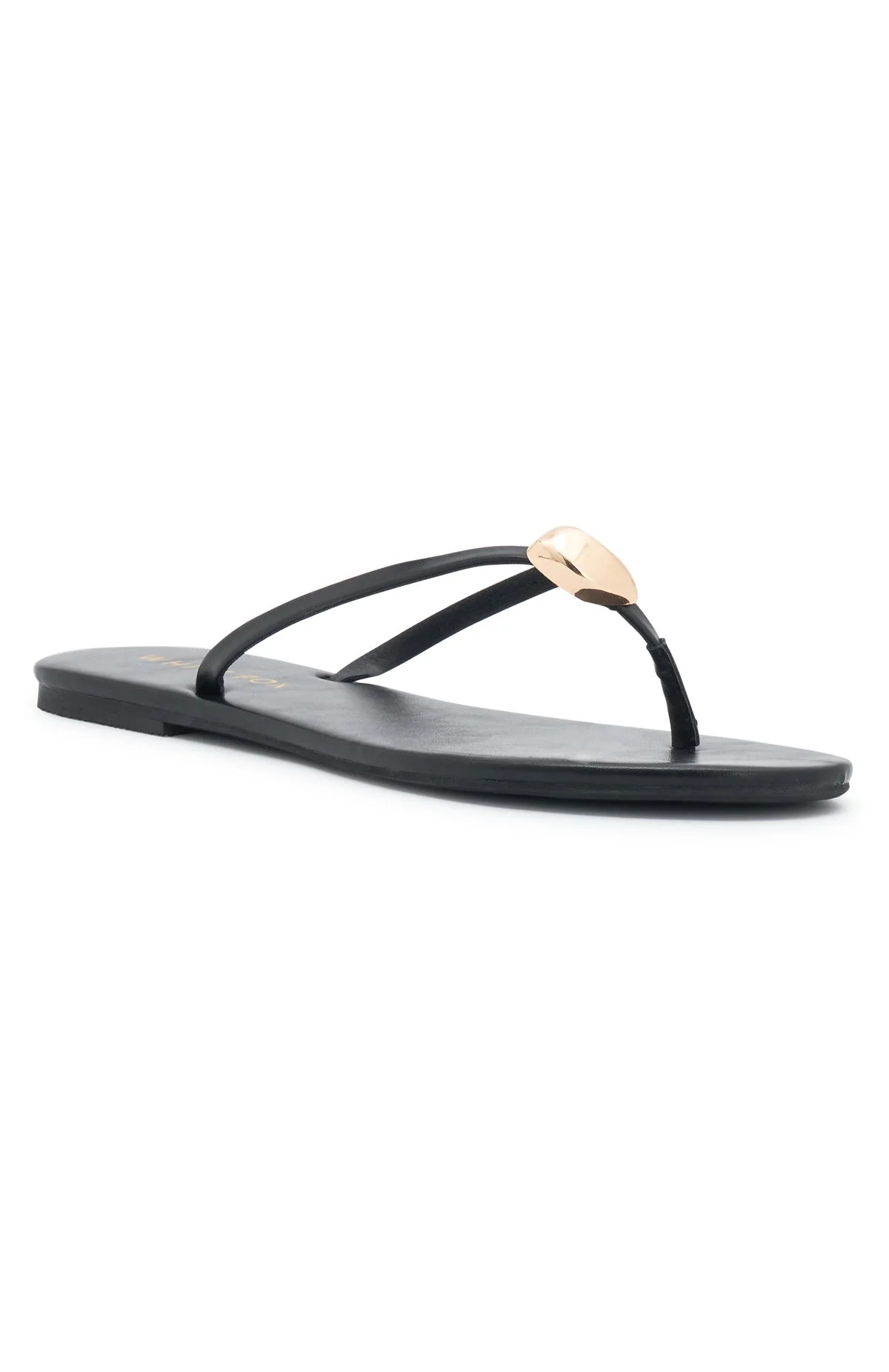 Colt Thong Sandals Black PU - Image 3