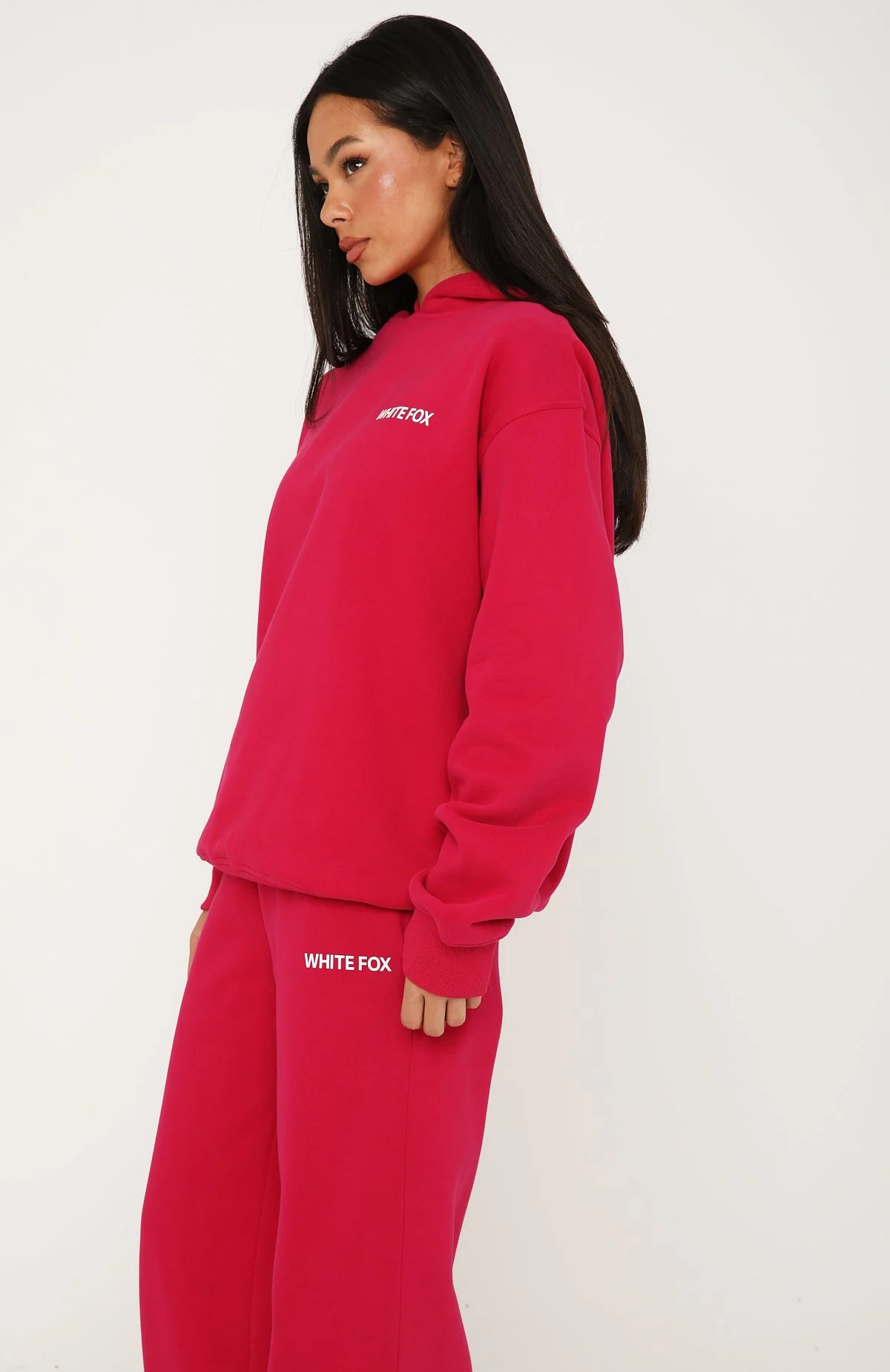 Core Classic Oversized Hoodie Berry - Image 4