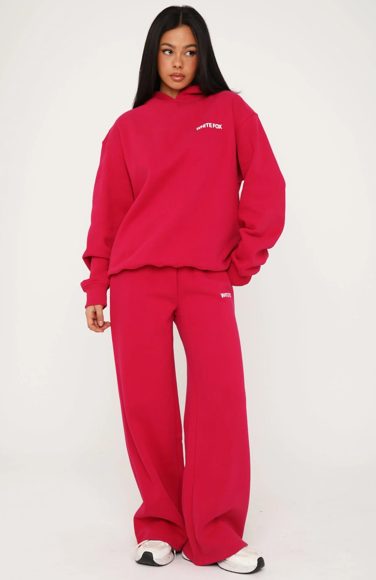 Core Classic Oversized Hoodie Berry - Image 5