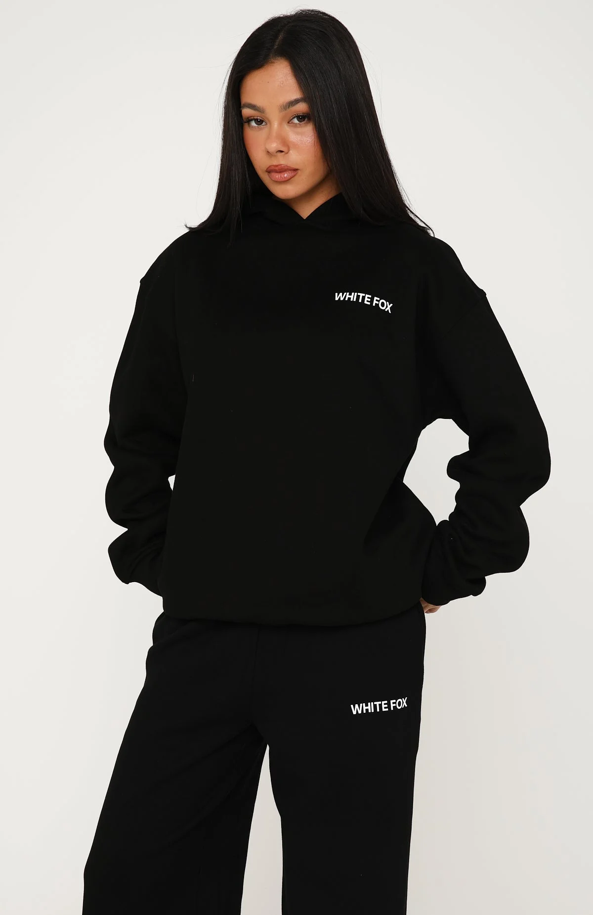 Core Classic Oversized Hoodie Black - Image 2