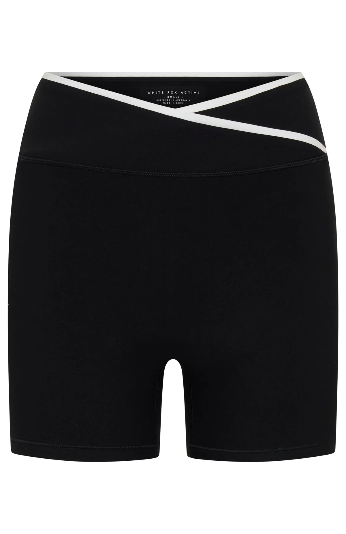 Defence Bike Shorts Black/White - Image 6