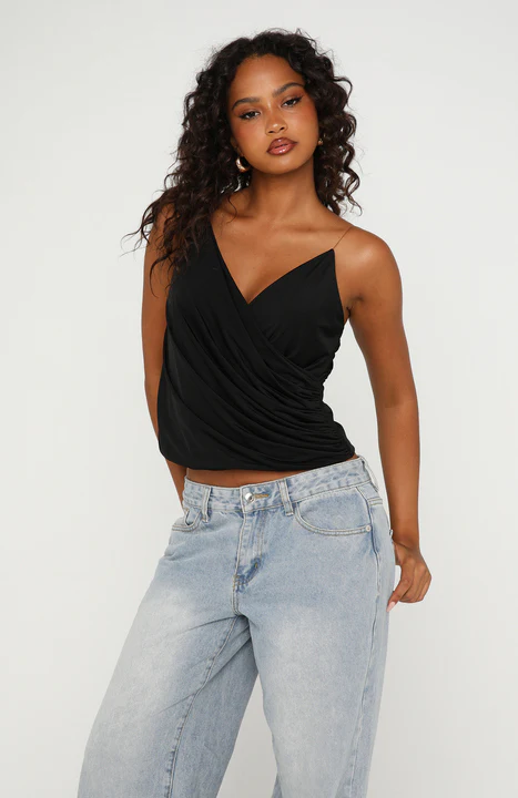 Divine On You Invisible Strap Top Black - Image 3