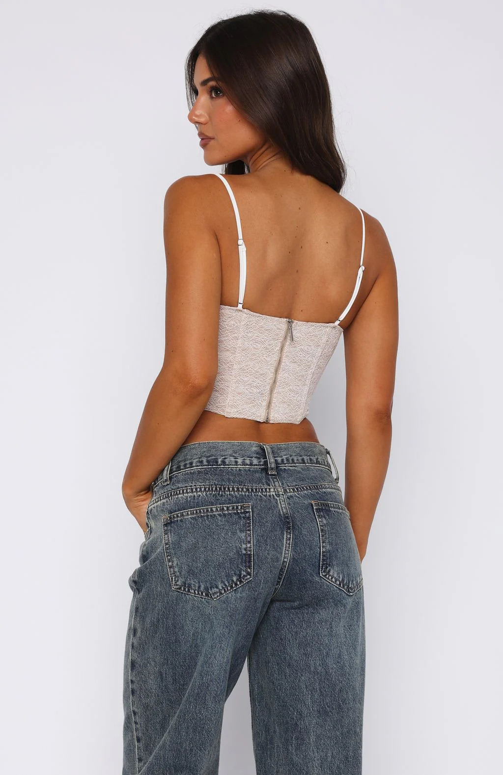 Don't Get Greedy Bustier White - Image 4