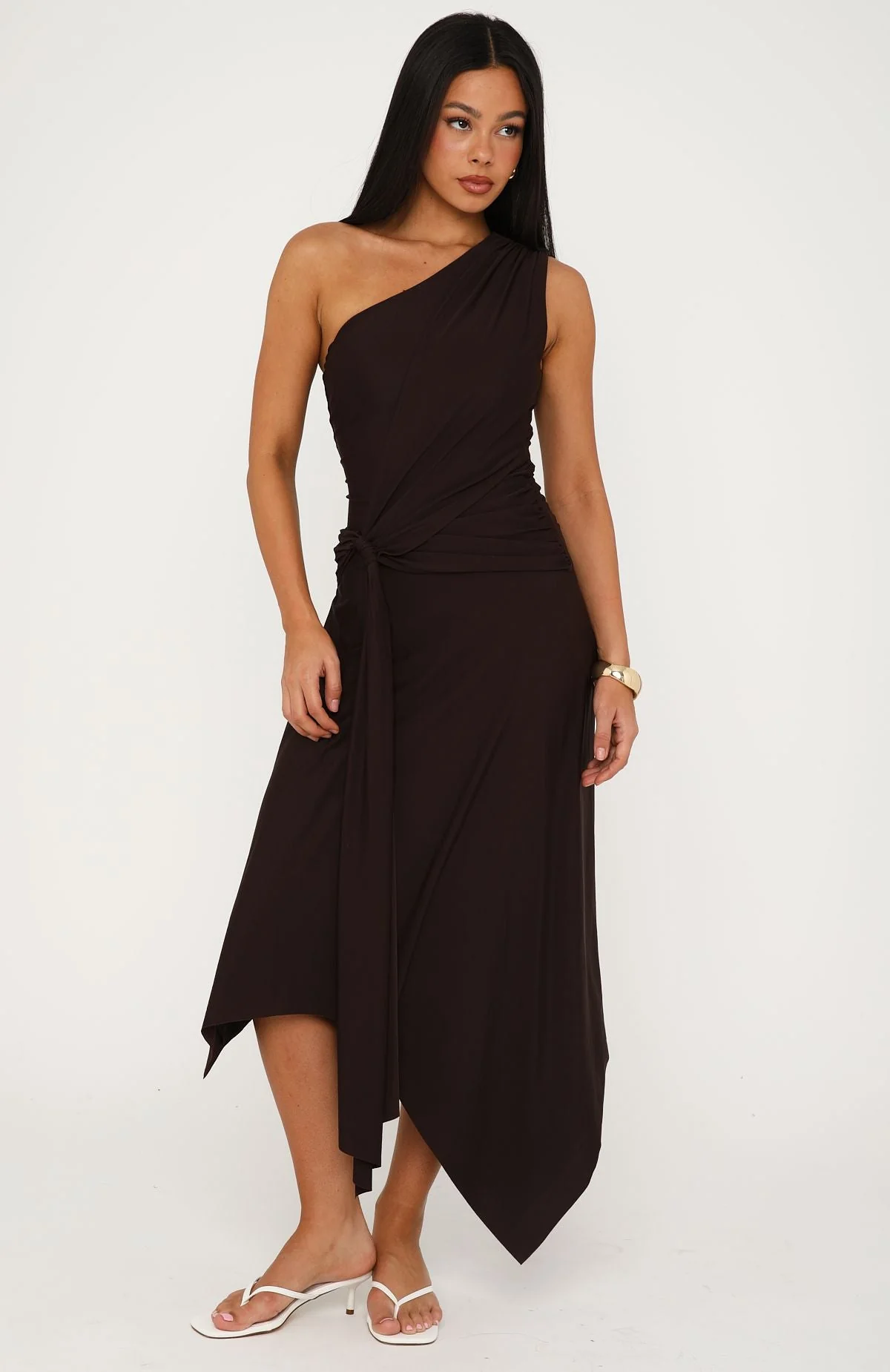 Drifting Away Maxi Dress Chocolate - Image 2