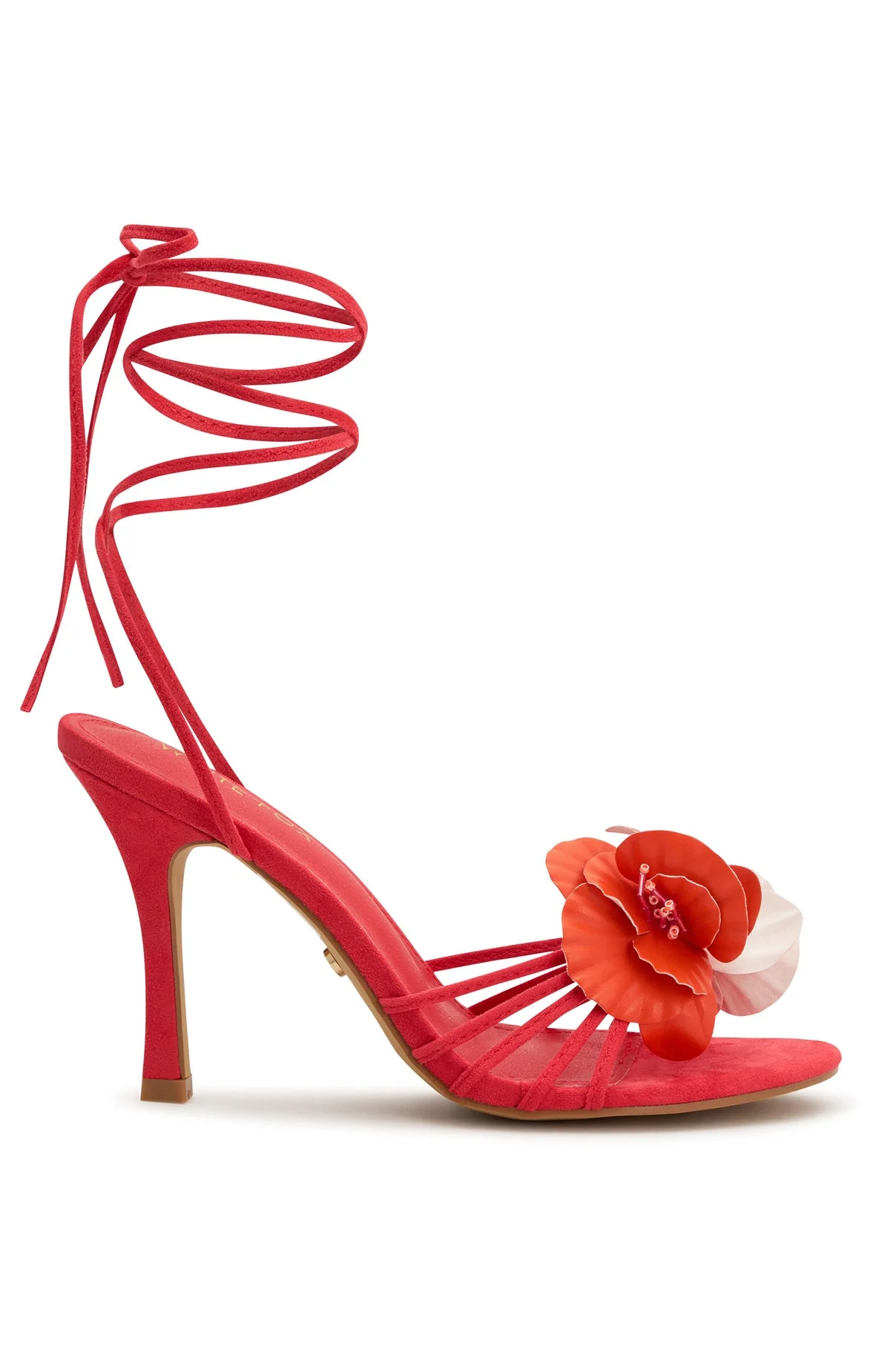 Erina Wrap Heels Raspberry - Image 4