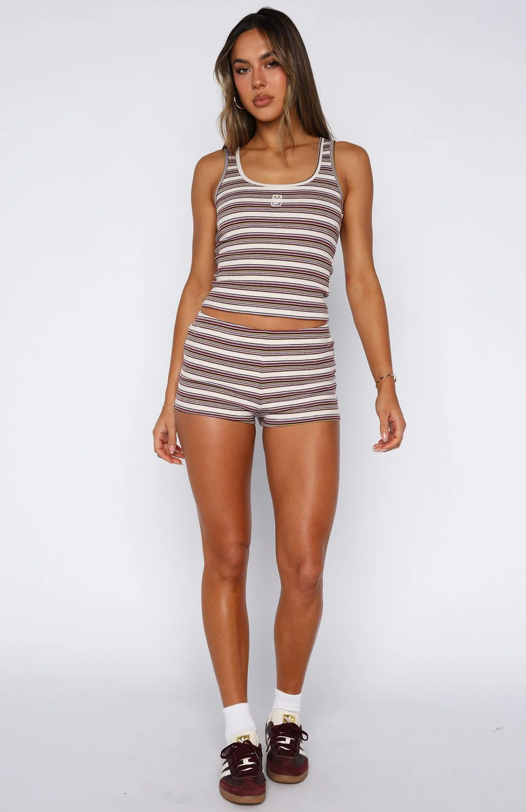 Escape Mode Tank Top Maple Bloom Stripe - Image 5