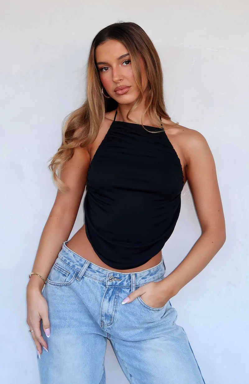 Everlasting Halter Top Black - Image 7