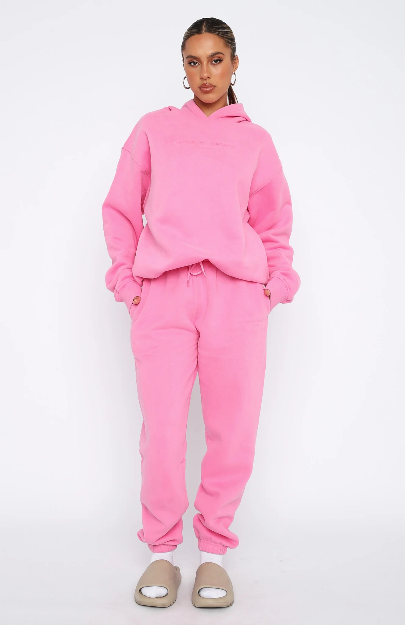 Future Forward Oversized Hoodie Candy Pink - Image 5
