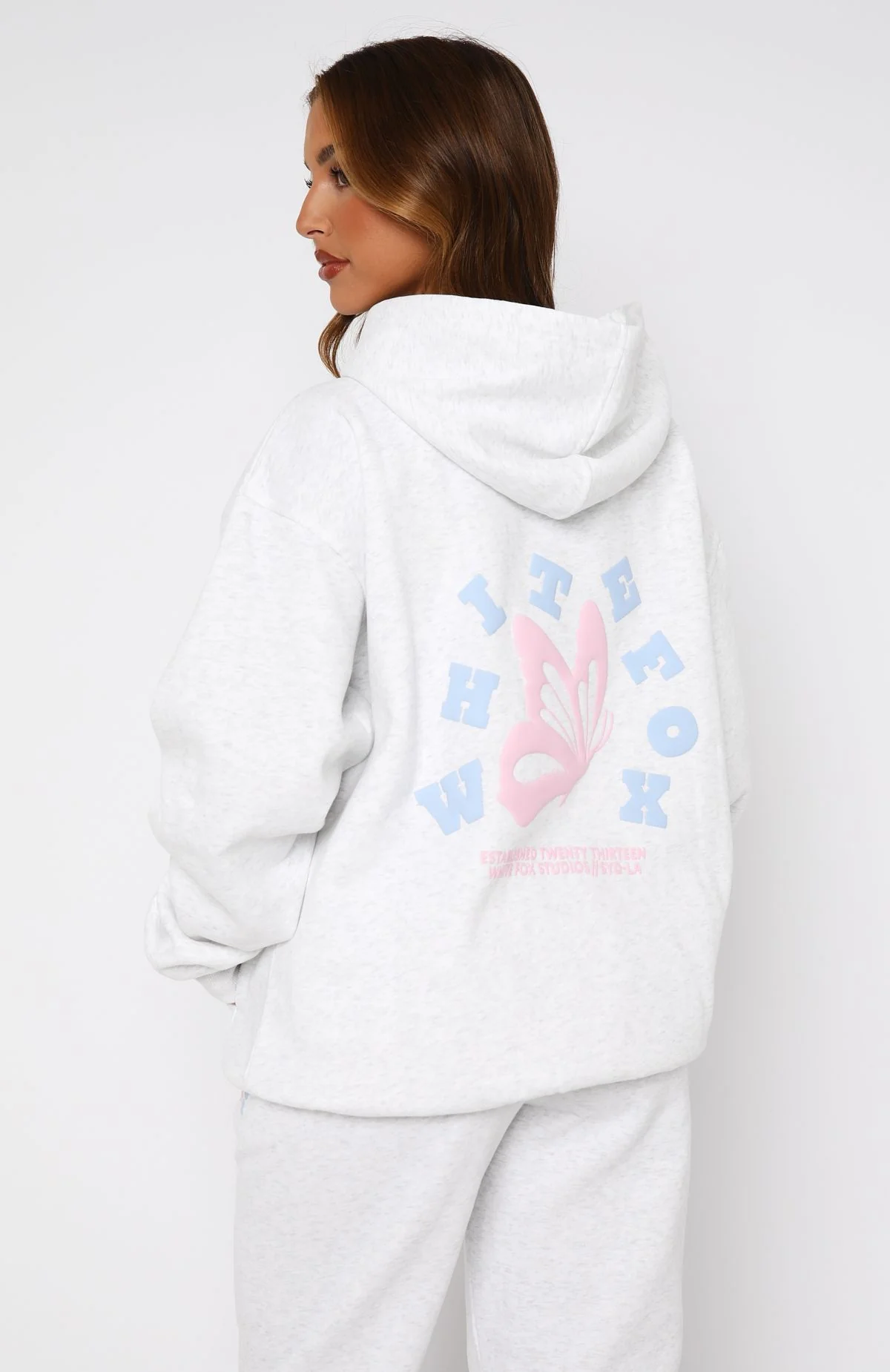 Give You The Best Oversized Hoodie Grey Marle - Image 4