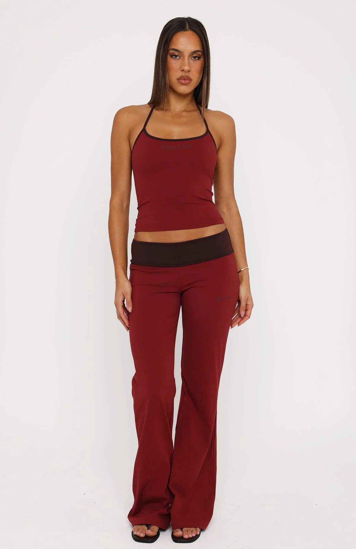 Glow Game Flare Pants Red - Image 2
