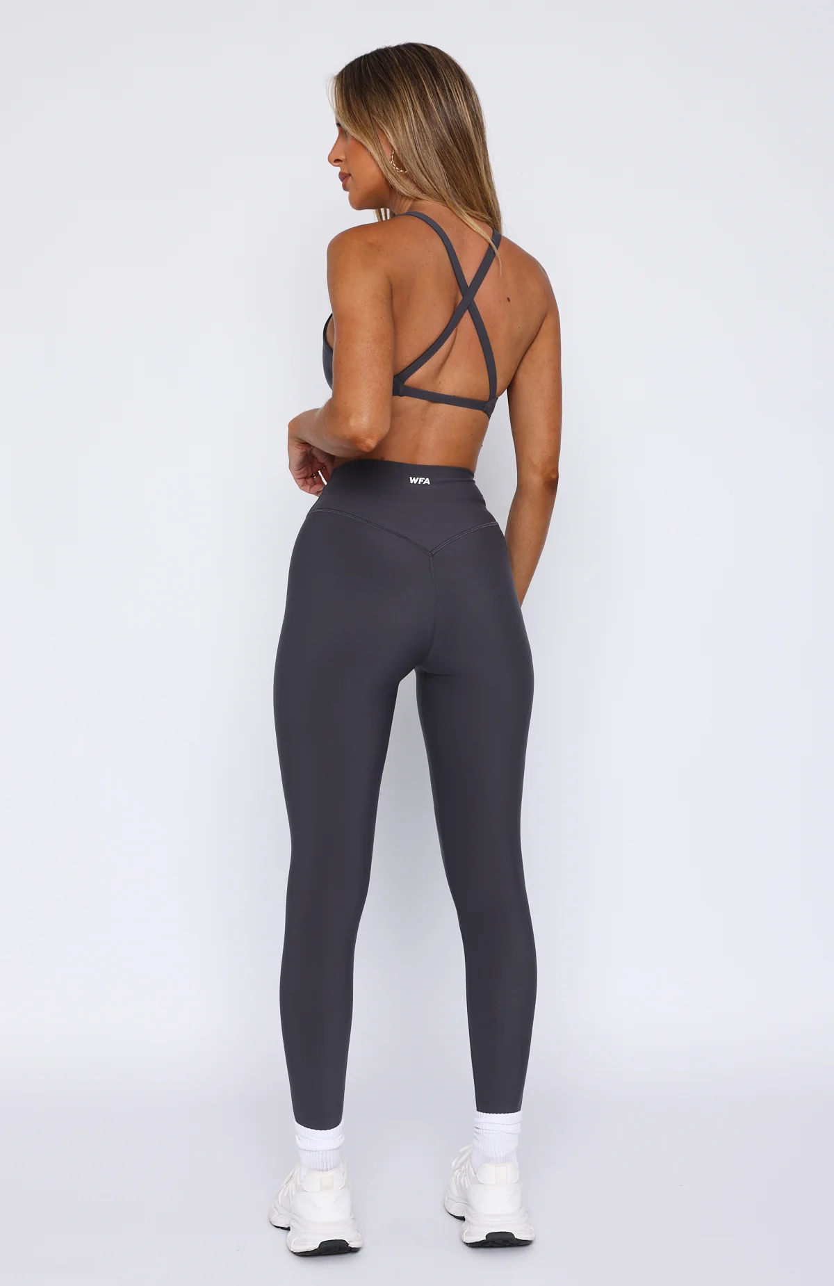 Go Getter High Waisted Leggings Charcoal - Image 4