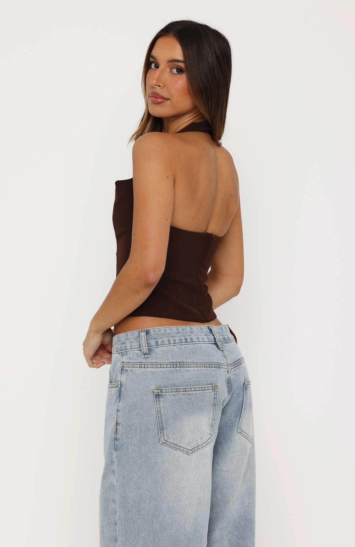 Heart On The Line Bustier Chocolate - Image 5