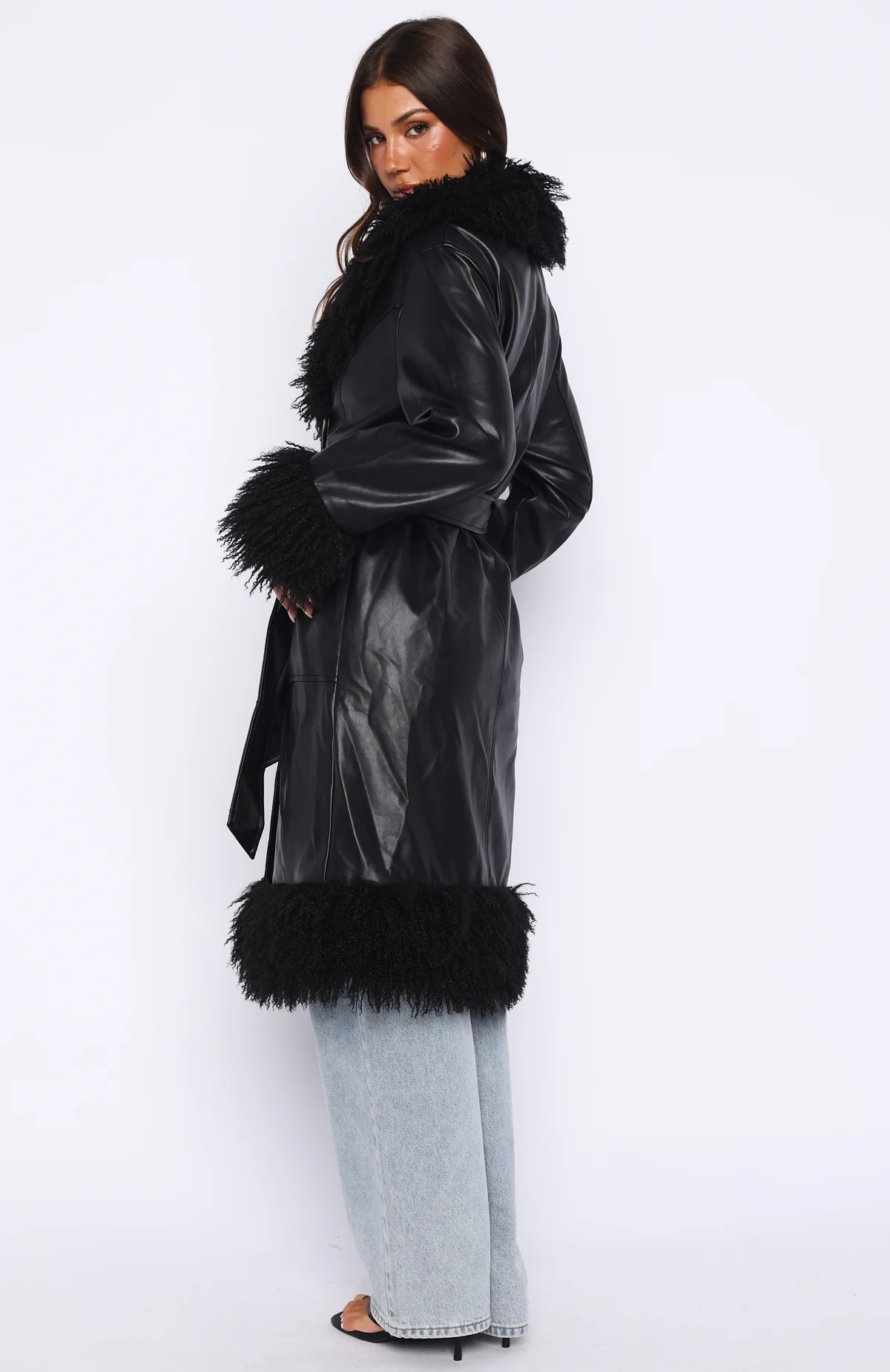 In My Space PU Jacket Black - Image 4