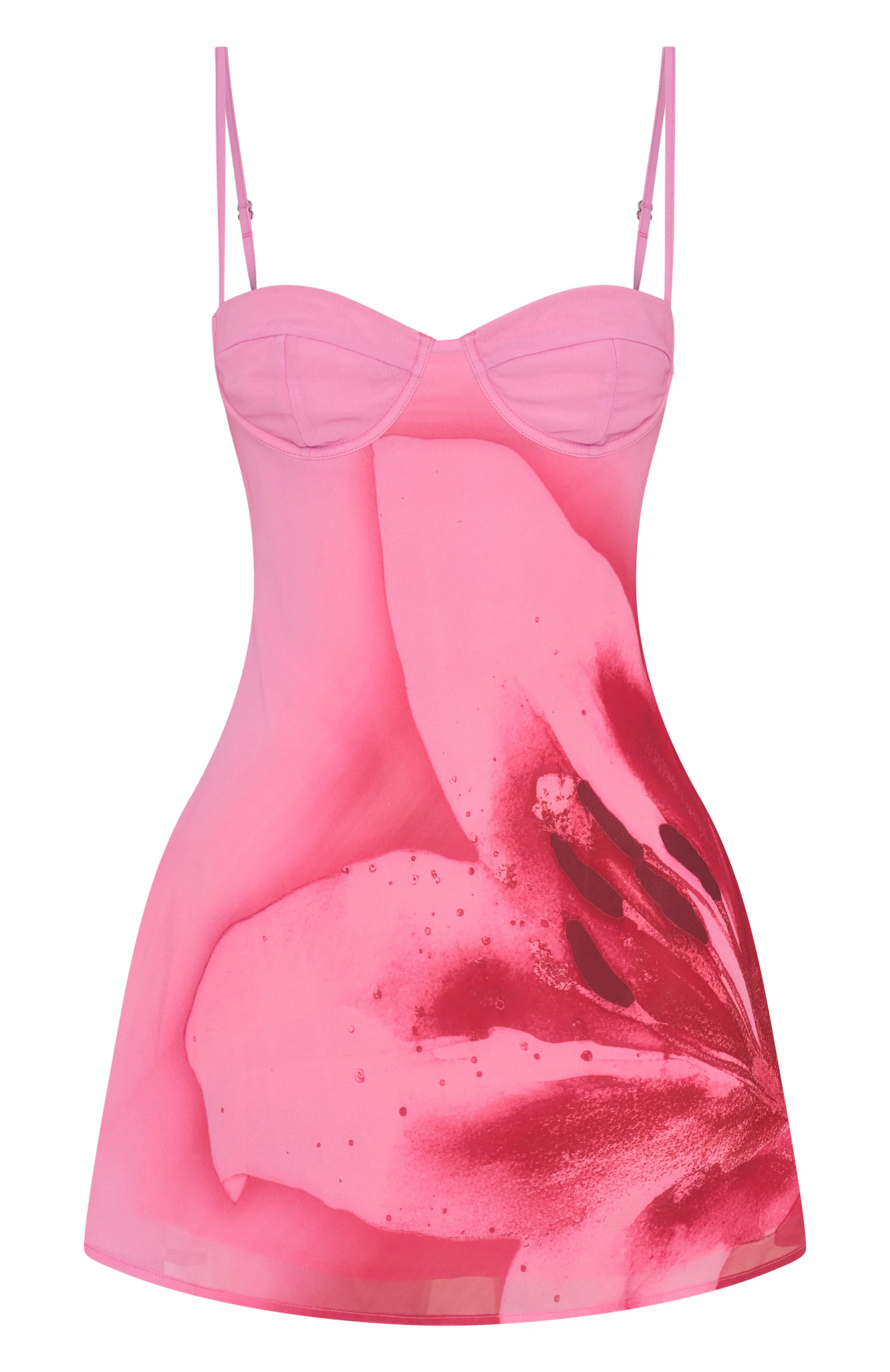 In The Back Of My Mind Mini Dress Blush Bloom - Image 7