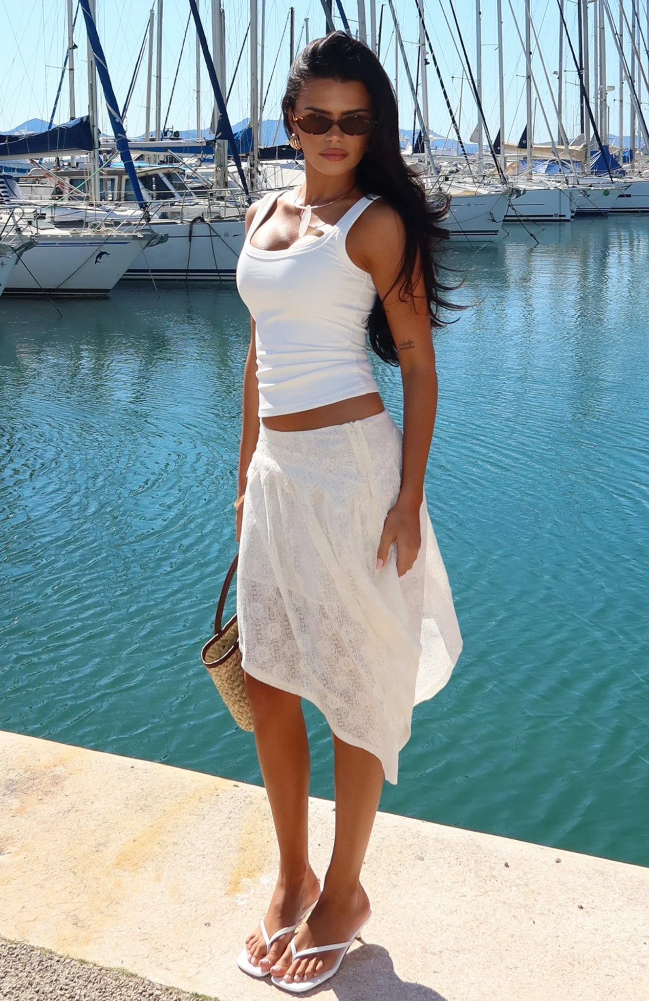 In The Current Skirt Off White - Image 6