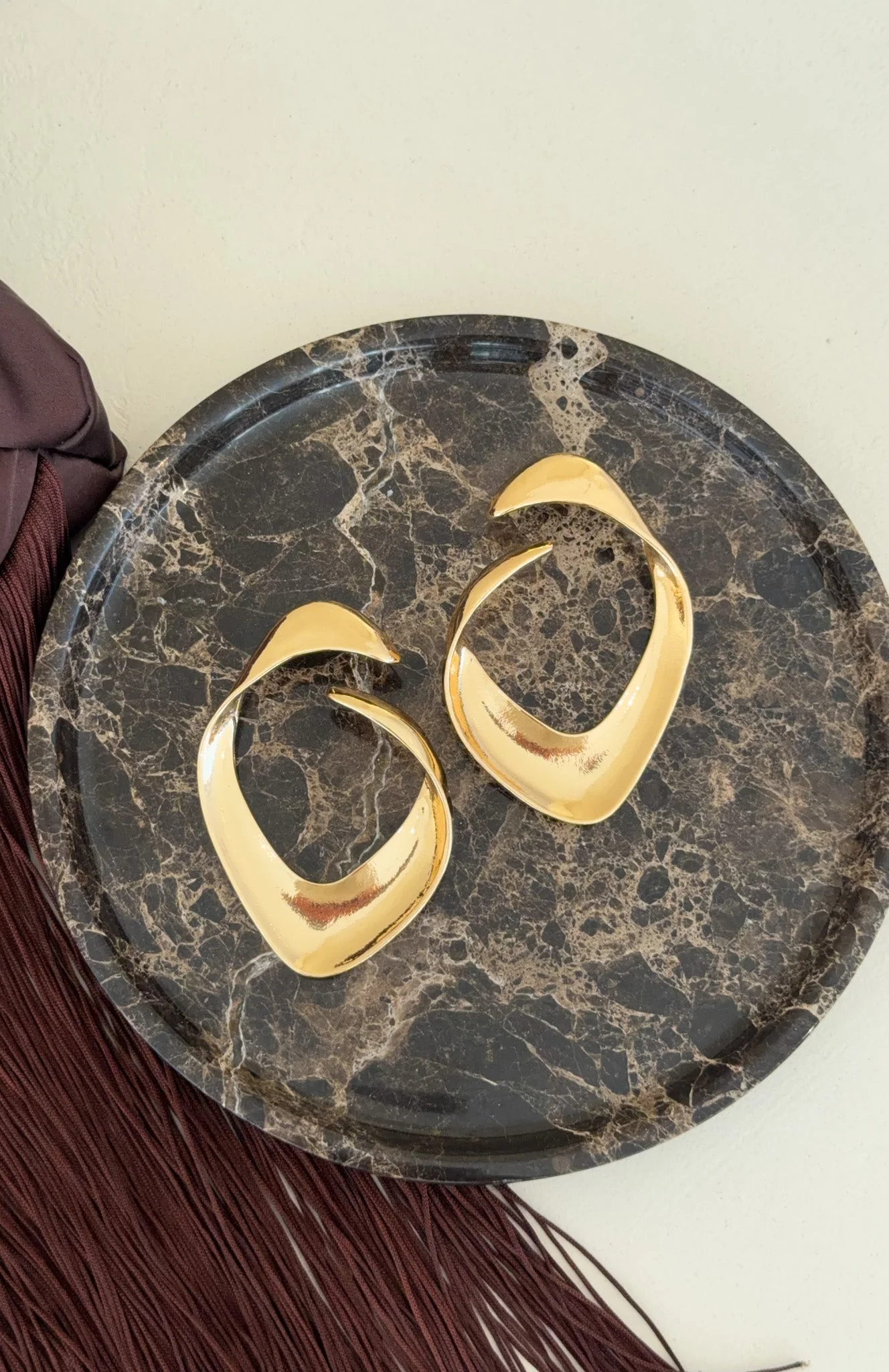 Jackson Earrings Gold - Image 2
