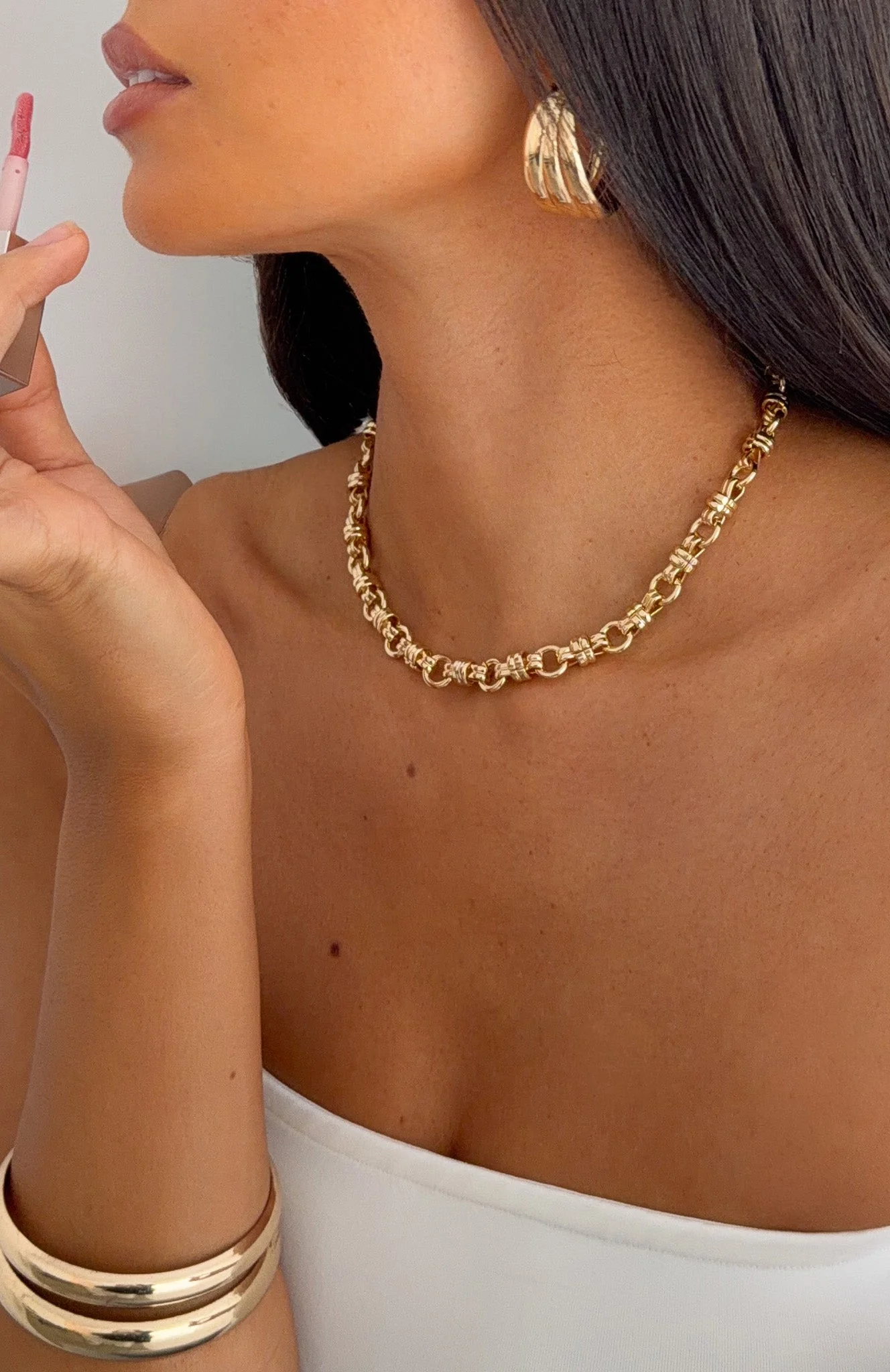 Joey Necklace Gold