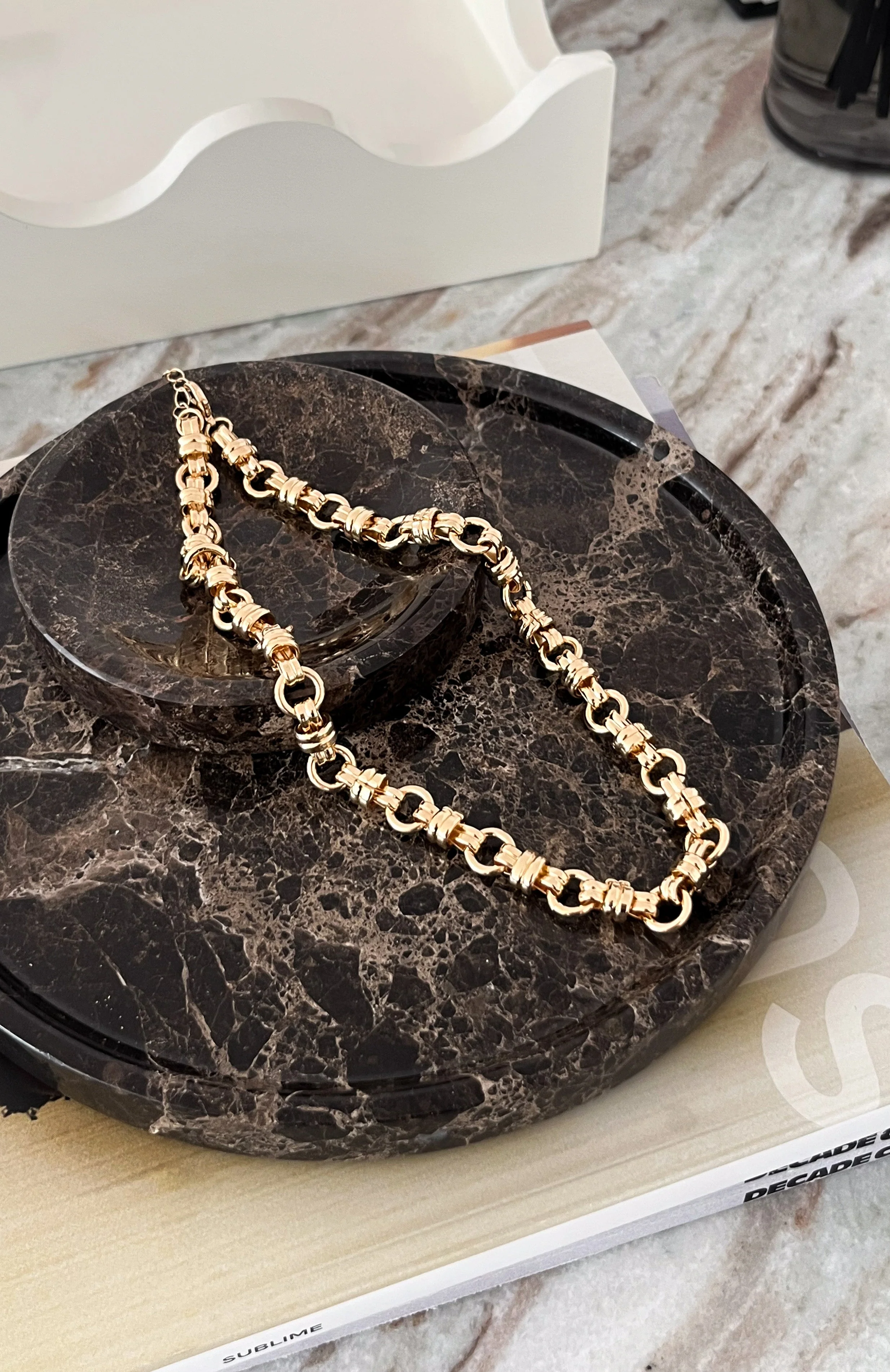 Joey Necklace Gold - Image 2