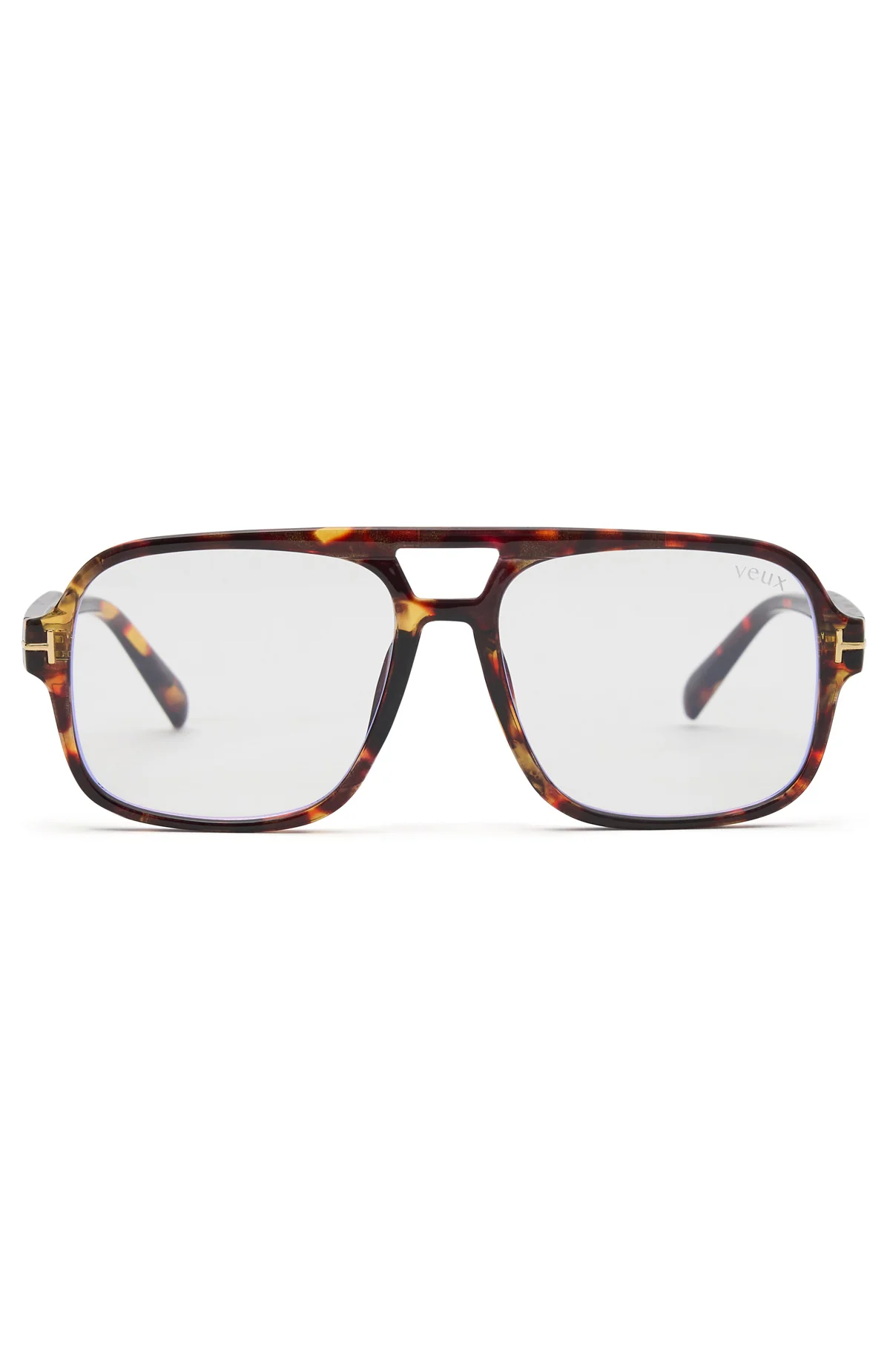 Jordan Blue Light Glasses Leopard/Clear - Image 3
