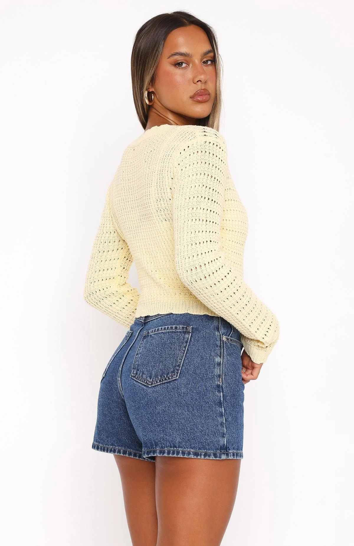 Just Forget About It Long Sleeve Top Lemon - Image 4