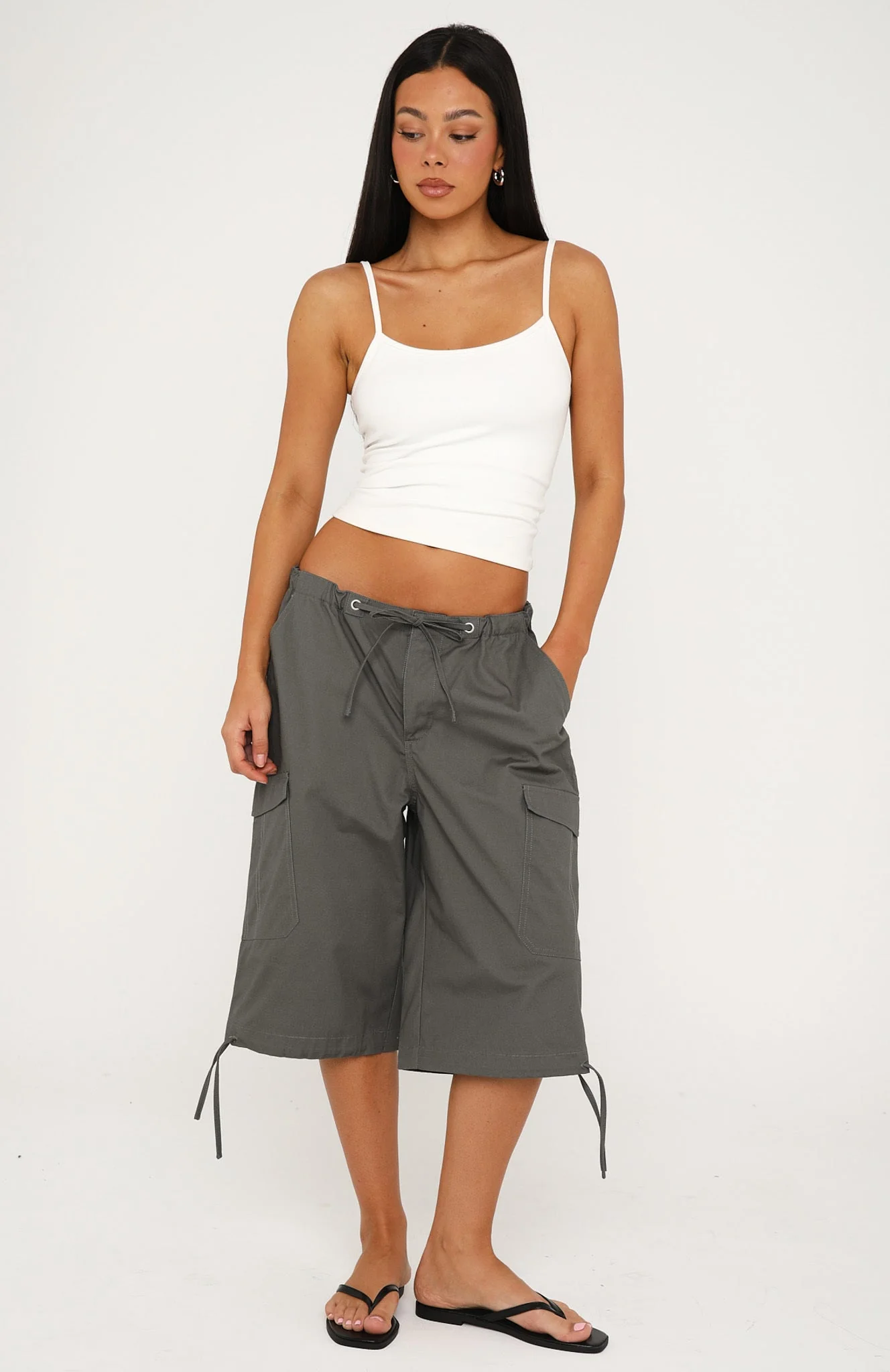 Just My Type Cargo Shorts Petrol - Image 2