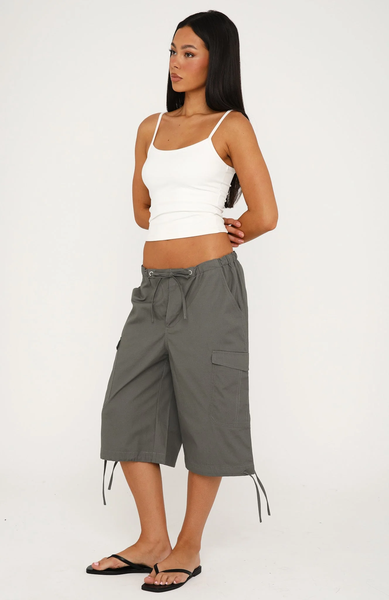 Just My Type Cargo Shorts Petrol - Image 3