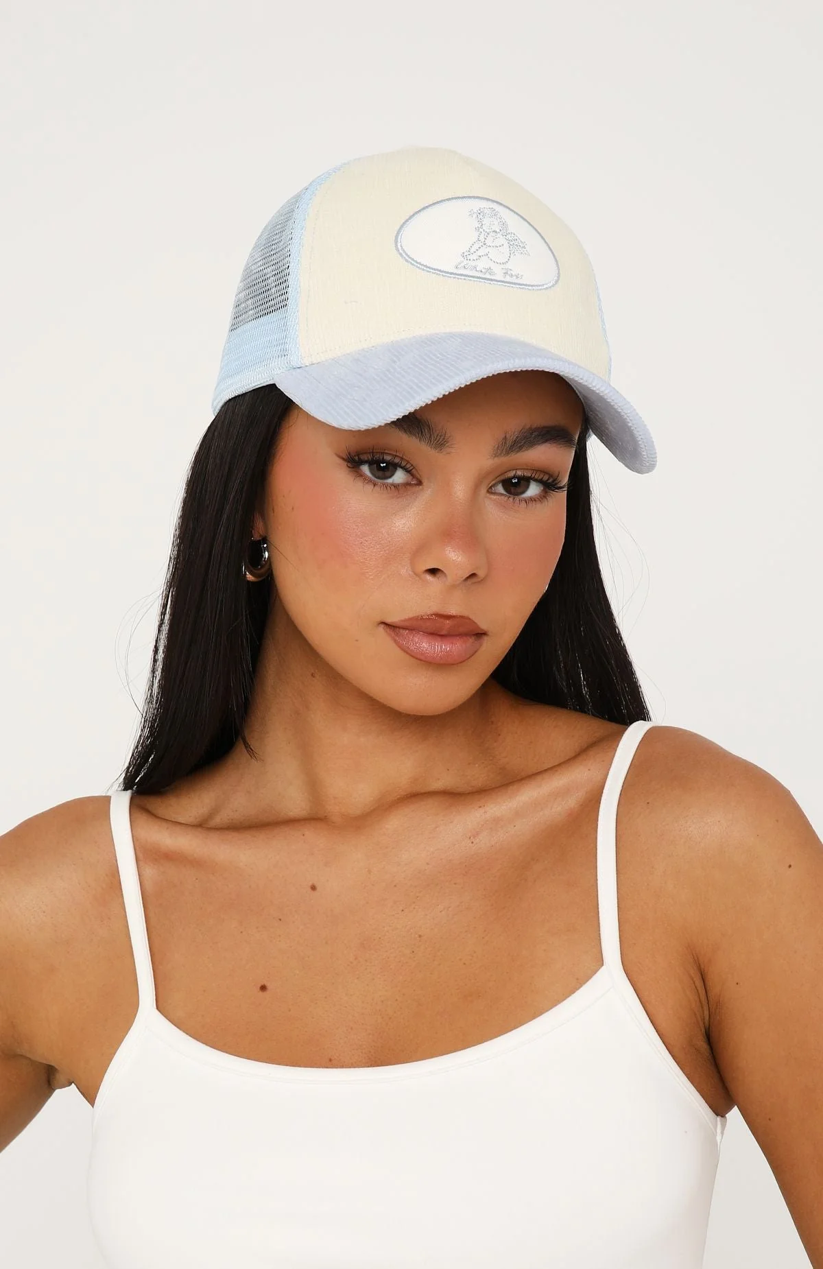 Just Too Cute Cap Baby Blue/Cream - Image 2