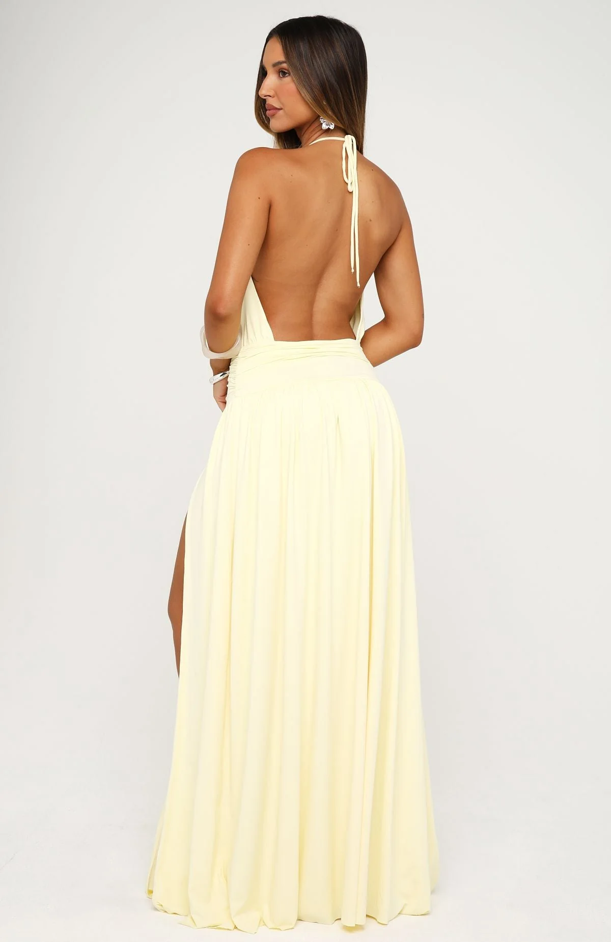 Light Of Amour Maxi Dress Lemon - Image 5
