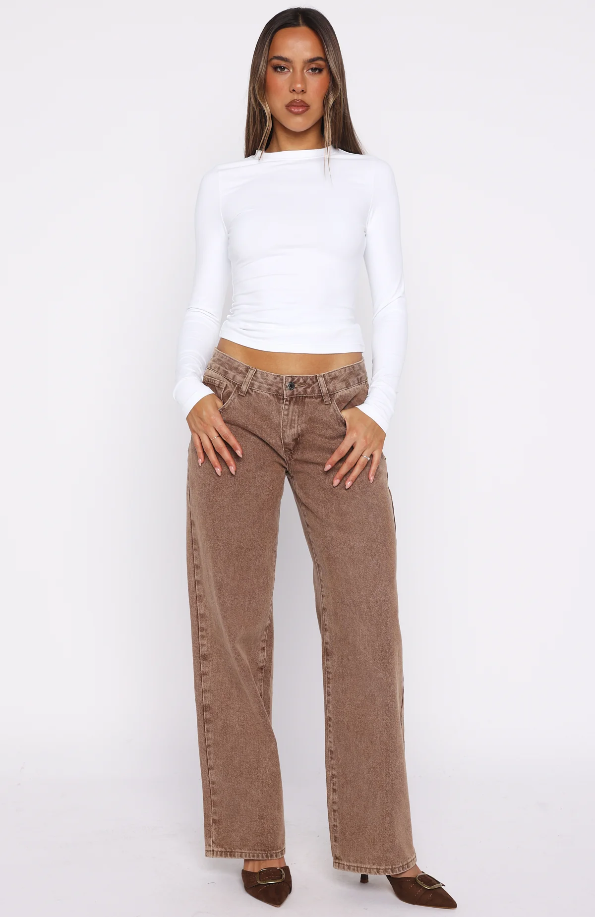 Lose You Long Sleeve Top White - Image 5