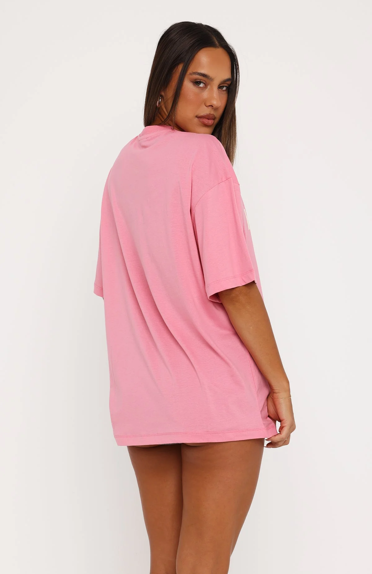 Lots To Go Over Oversized Tee Pink - Image 5