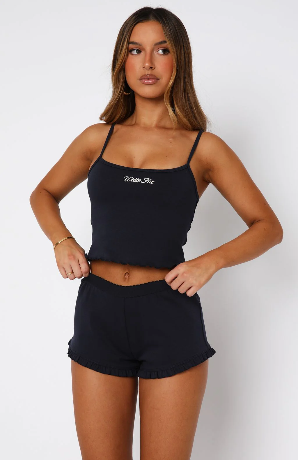 Love Matters Pyjama Top Navy - Image 2