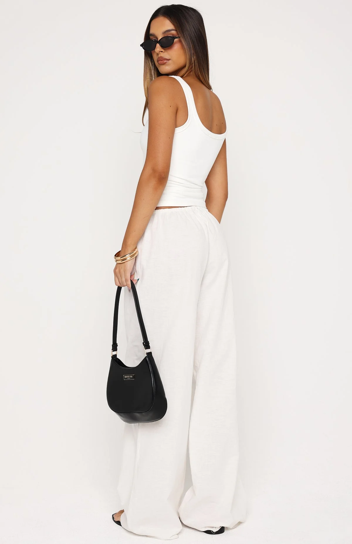Lover's Refresh Linen Pants White - Image 4